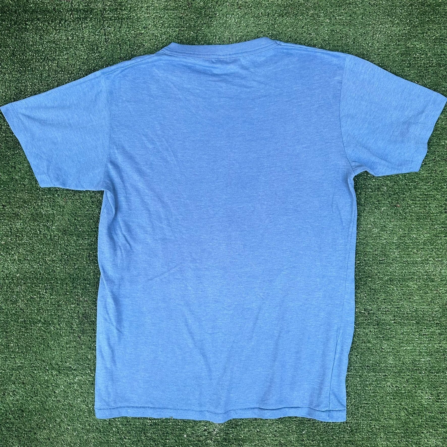 Evergreen Vintage 80s Banff Canada Landscape T-Shirt Blue S Gorpcore Size US S / EU 44-46 / 1 - 6 Thumbnail