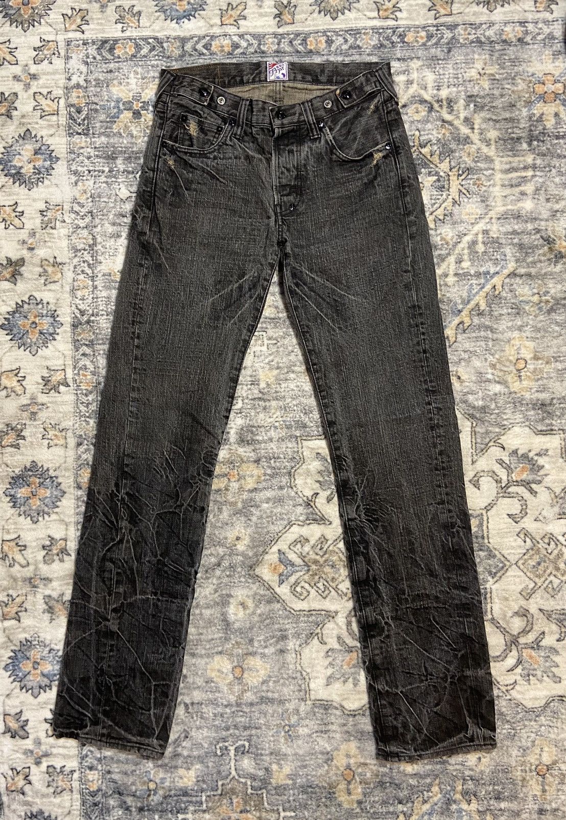 image of Prps Distressed Denim in Black, Men's (Size 30)