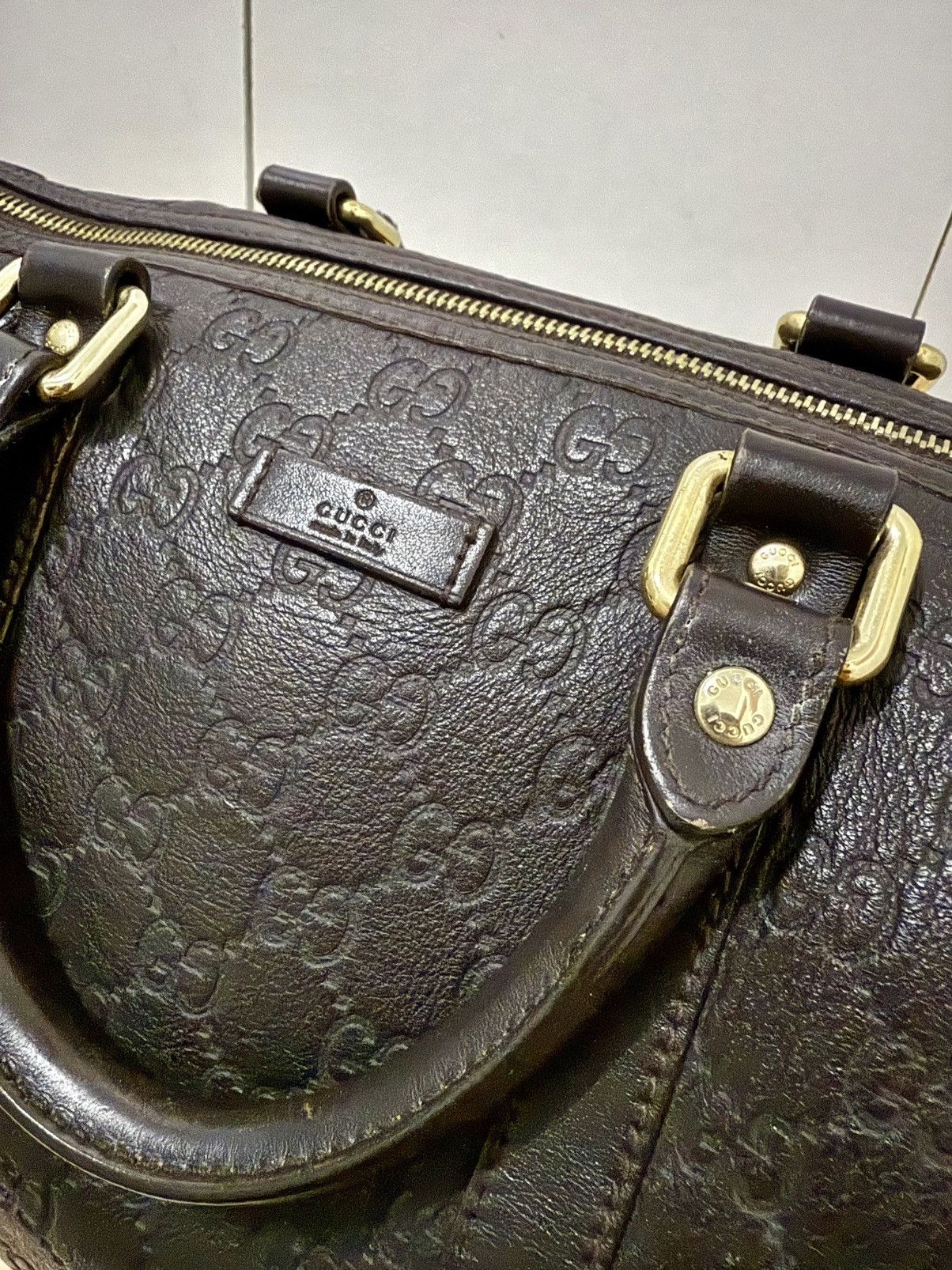 Gucci Gucci Guccissima Joy Boston leather bag Size ONE SIZE - 7 Thumbnail