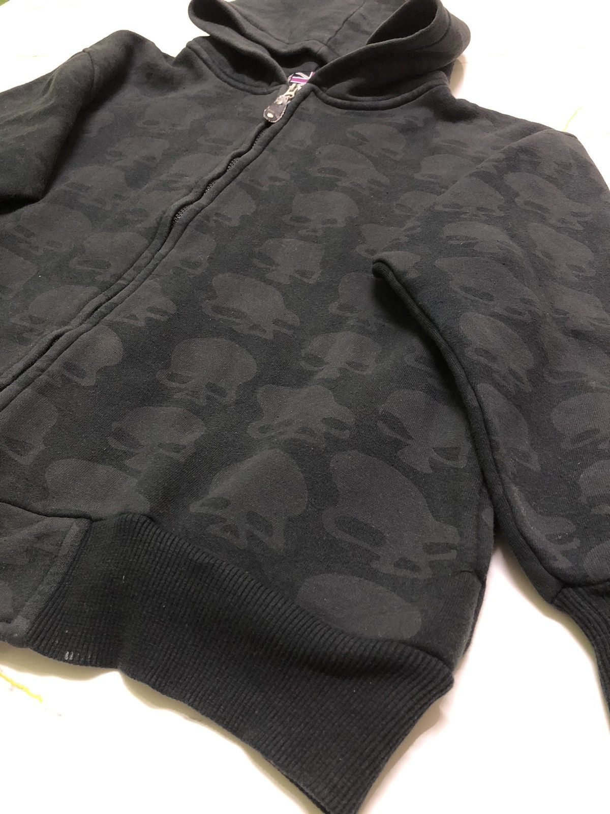 Japanese Brand Skull Zip Up Hoodies Size US L / EU 52-54 / 3 - 4 Thumbnail