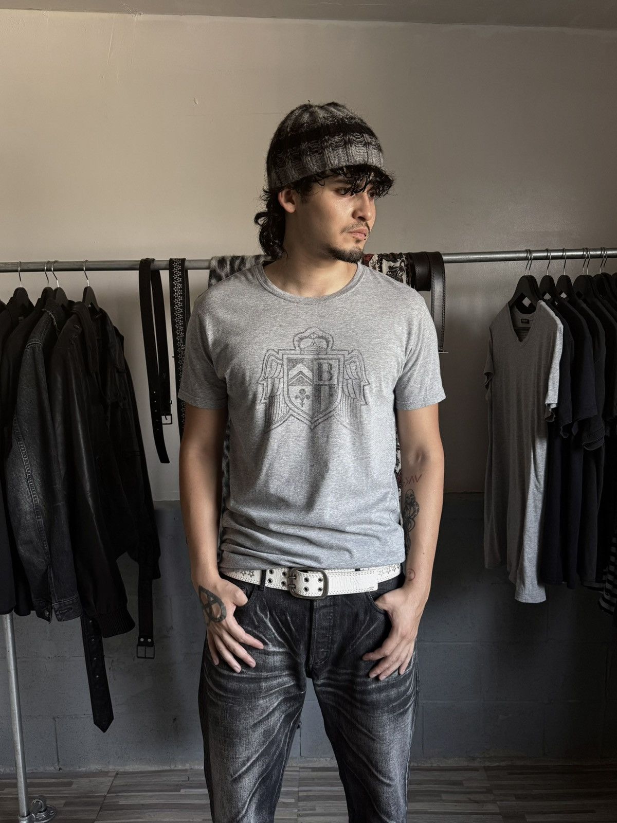 Balmain AW11 Crest Logo Tee - Christophe Decarnin Size US L / EU 52-54 / 3 - 1 Thumbnail
