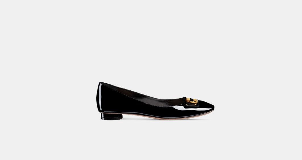Dior o1w1db10924 Ballet Flats in Black Size US 10 / IT 40 - 1 Thumbnail