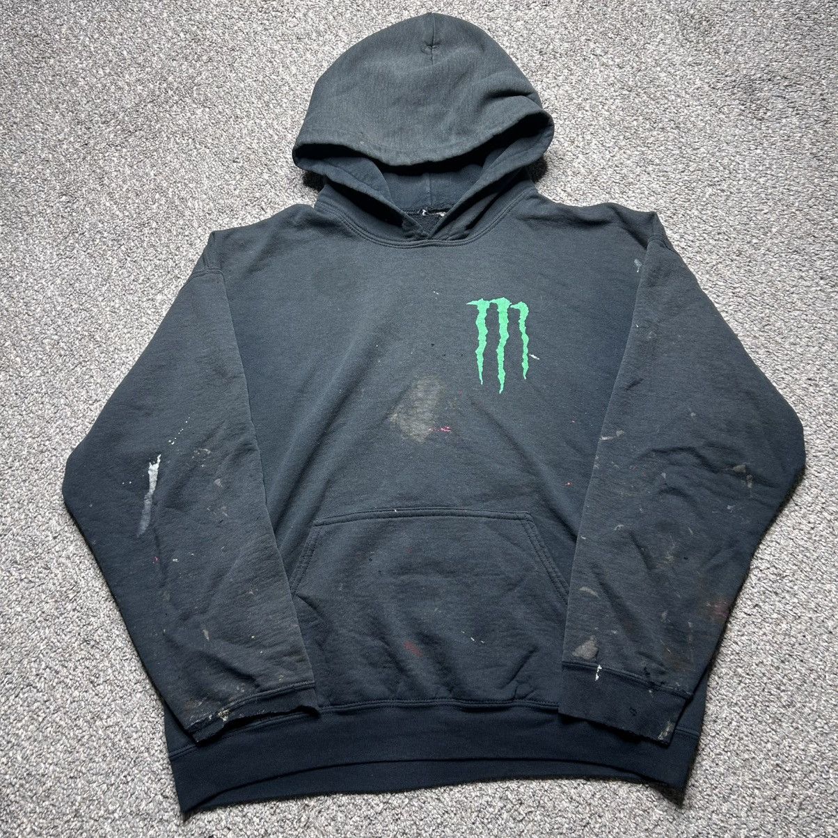 Fox Racing × Vintage Y2K Fox racing monster faded trashed hoodie Size US L / EU 52-54 / 3 - 2 Thumbnail