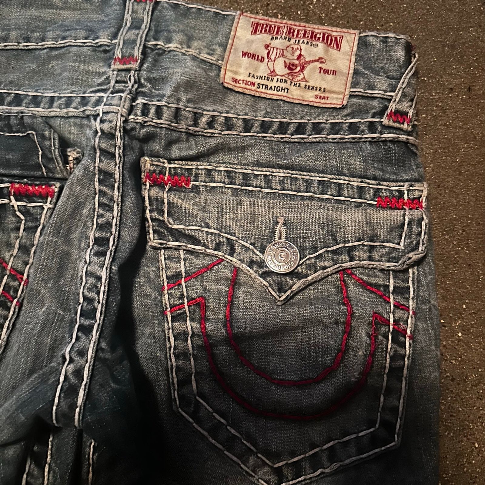 True Religion true religion super t thick stitching jeans Size US 28 / EU 44 - 4 Thumbnail
