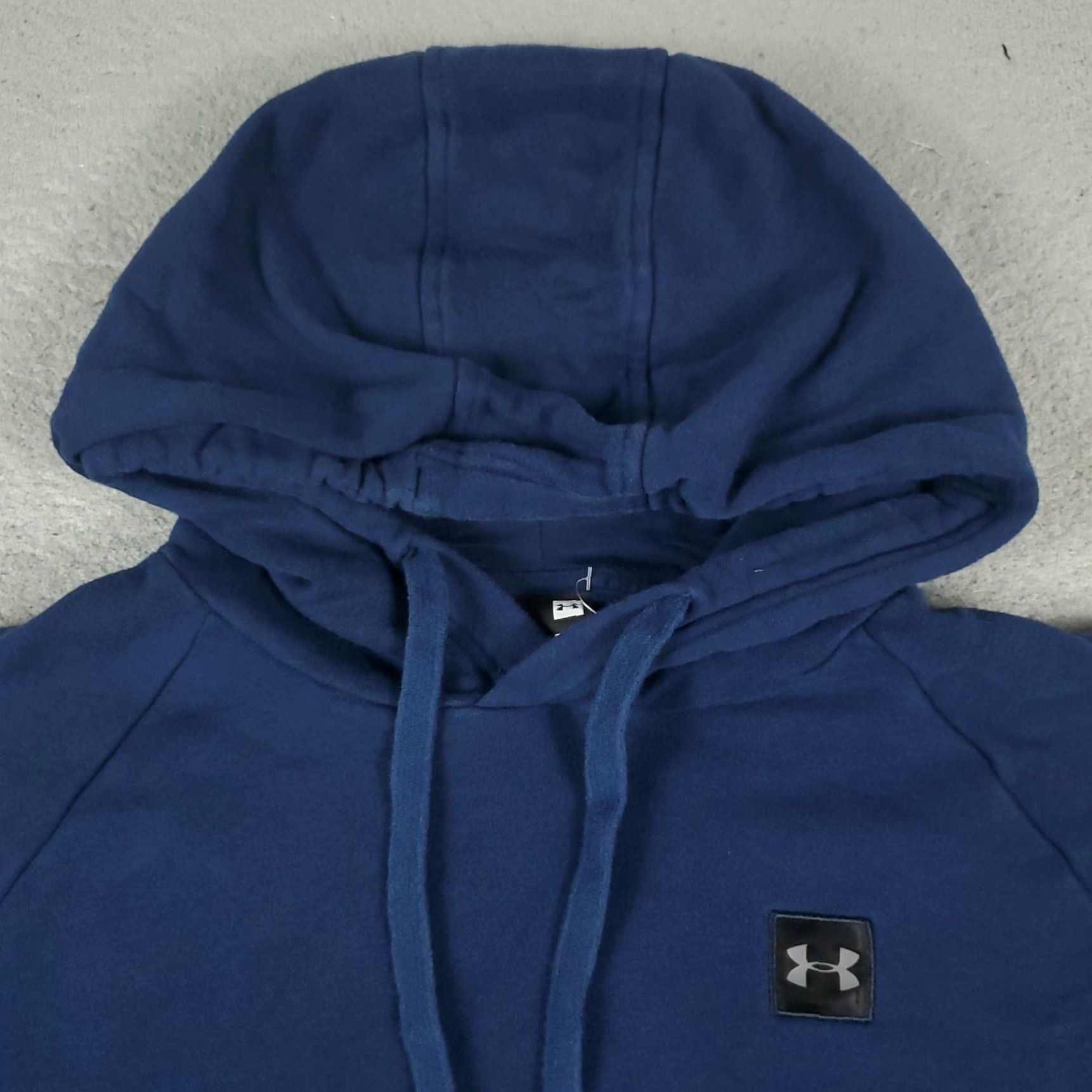Under Armour Under Armour Hoodie Mens XL Blue Pullover Sweater Sweatshirt Casual Knit Cotton Blend Polyester Mock Neck Long Sleeve Logo - no? Size US XL / EU 56 / 4 - 2 Thumbnail