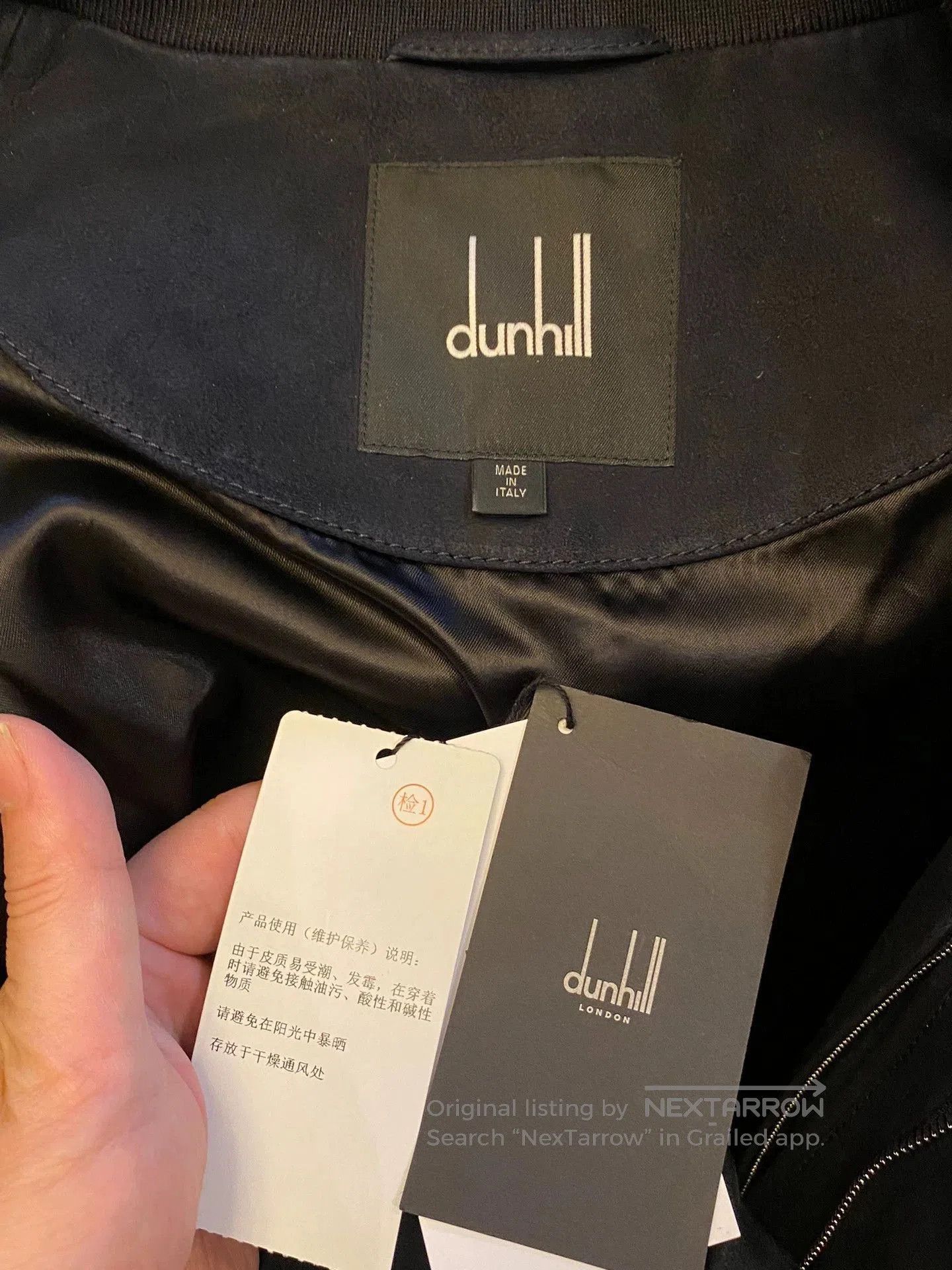 Alfred Dunhill Black Casual Jacket with Front Pockets. Size US M / EU 48-50 / 2 - 7 Thumbnail