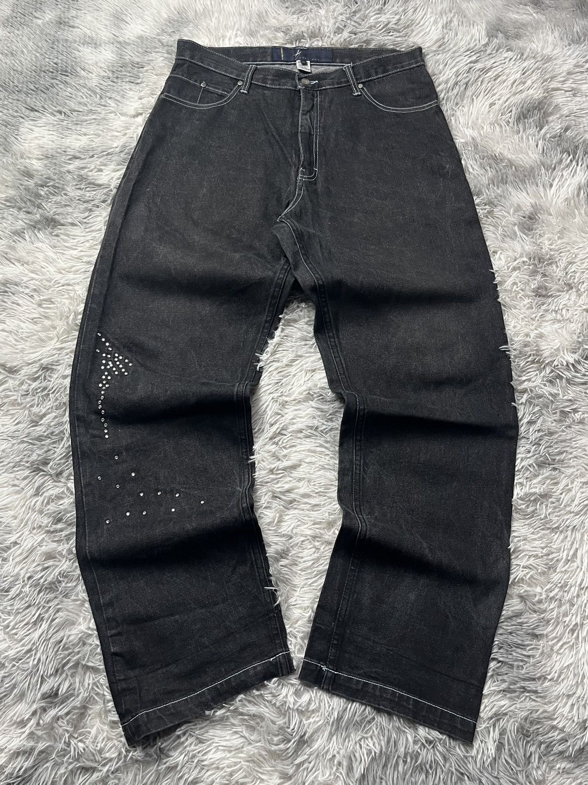 Karl Kani Vintage 90s karl kani jeans black Size US 34 / EU 50 - 4 Thumbnail