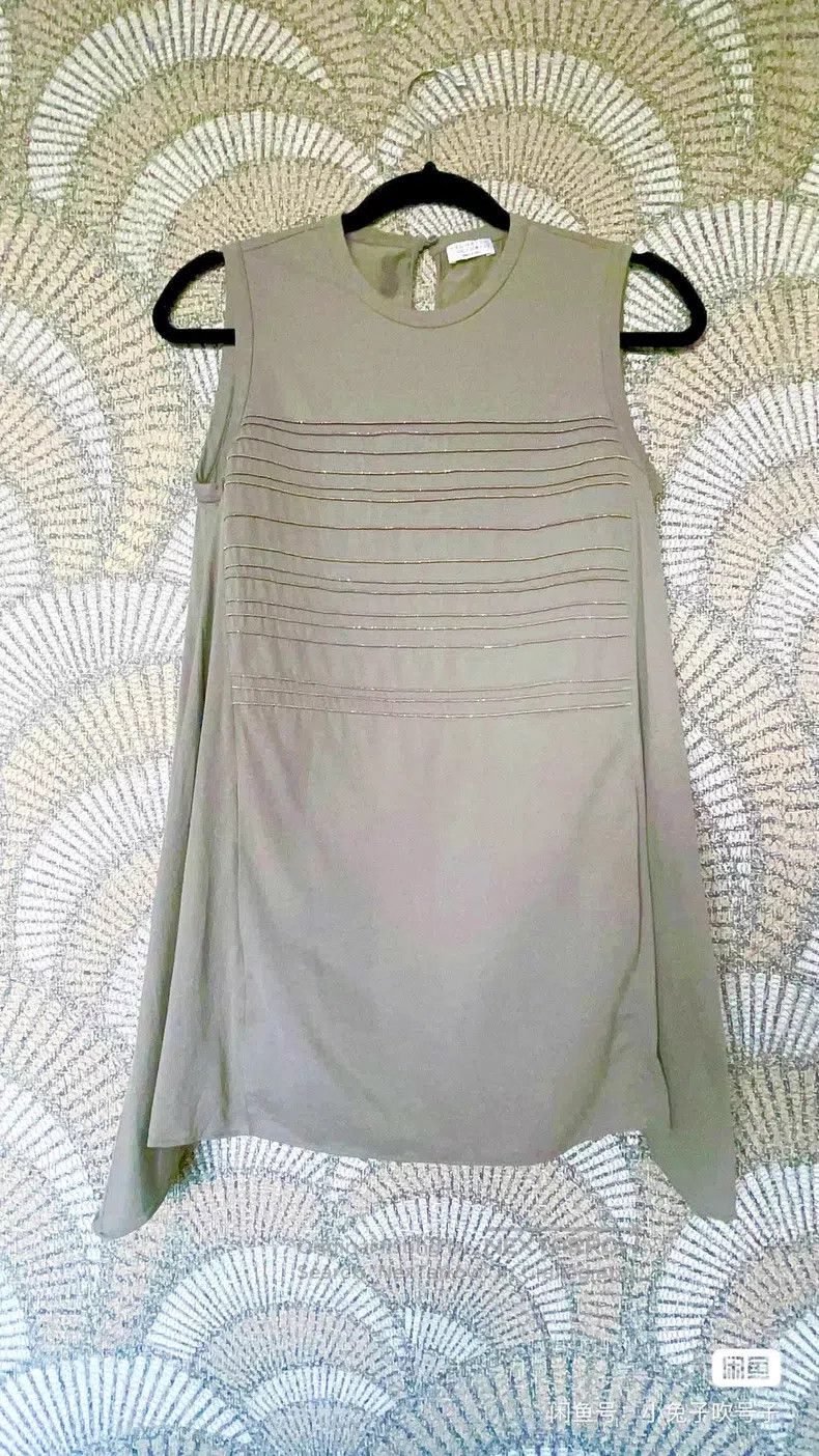 Brunello Cucinelli Two-Tone Beaded A-Line T-Shirt