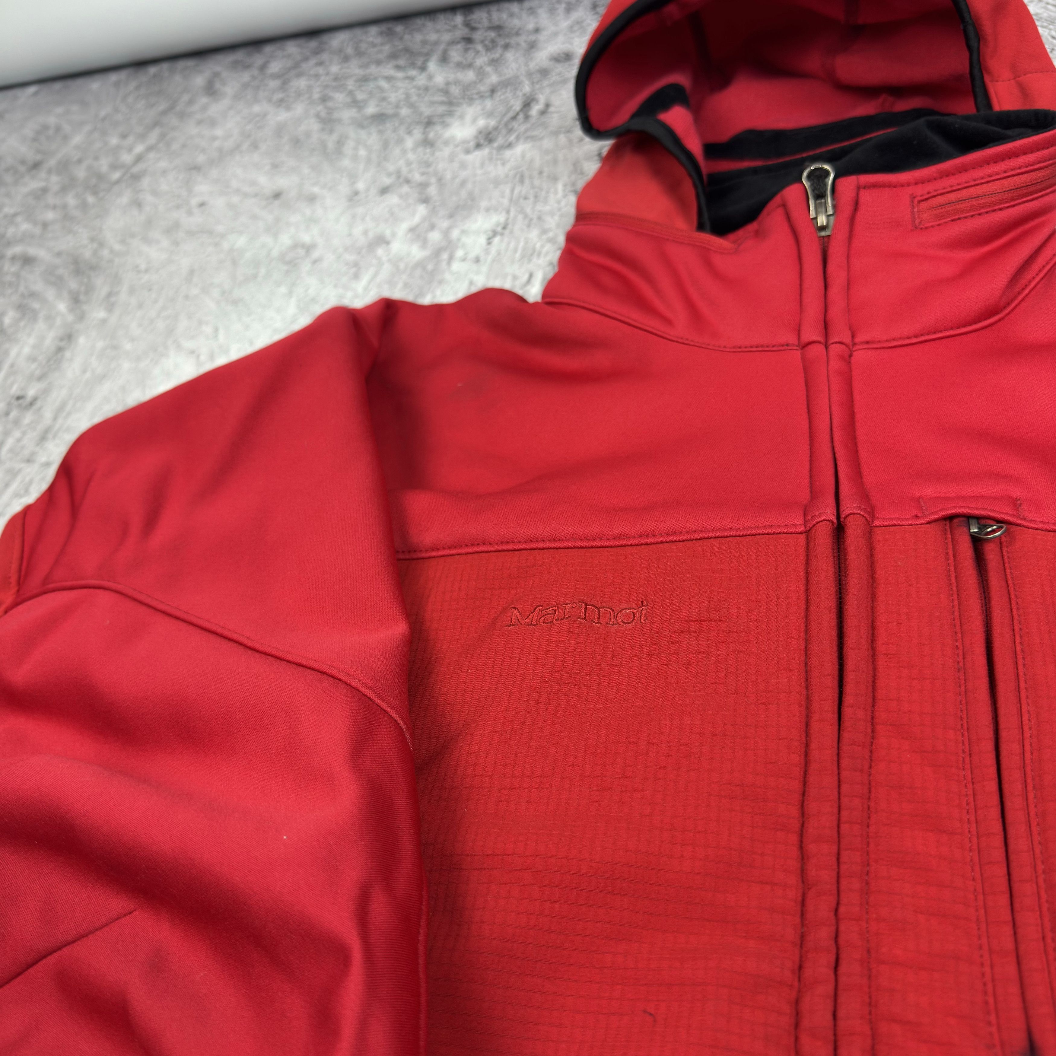 Marmot Marmot Men's Red Stretch Full Zip Windstopper Jacket Small Size US S / EU 44-46 / 1 - 4 Thumbnail