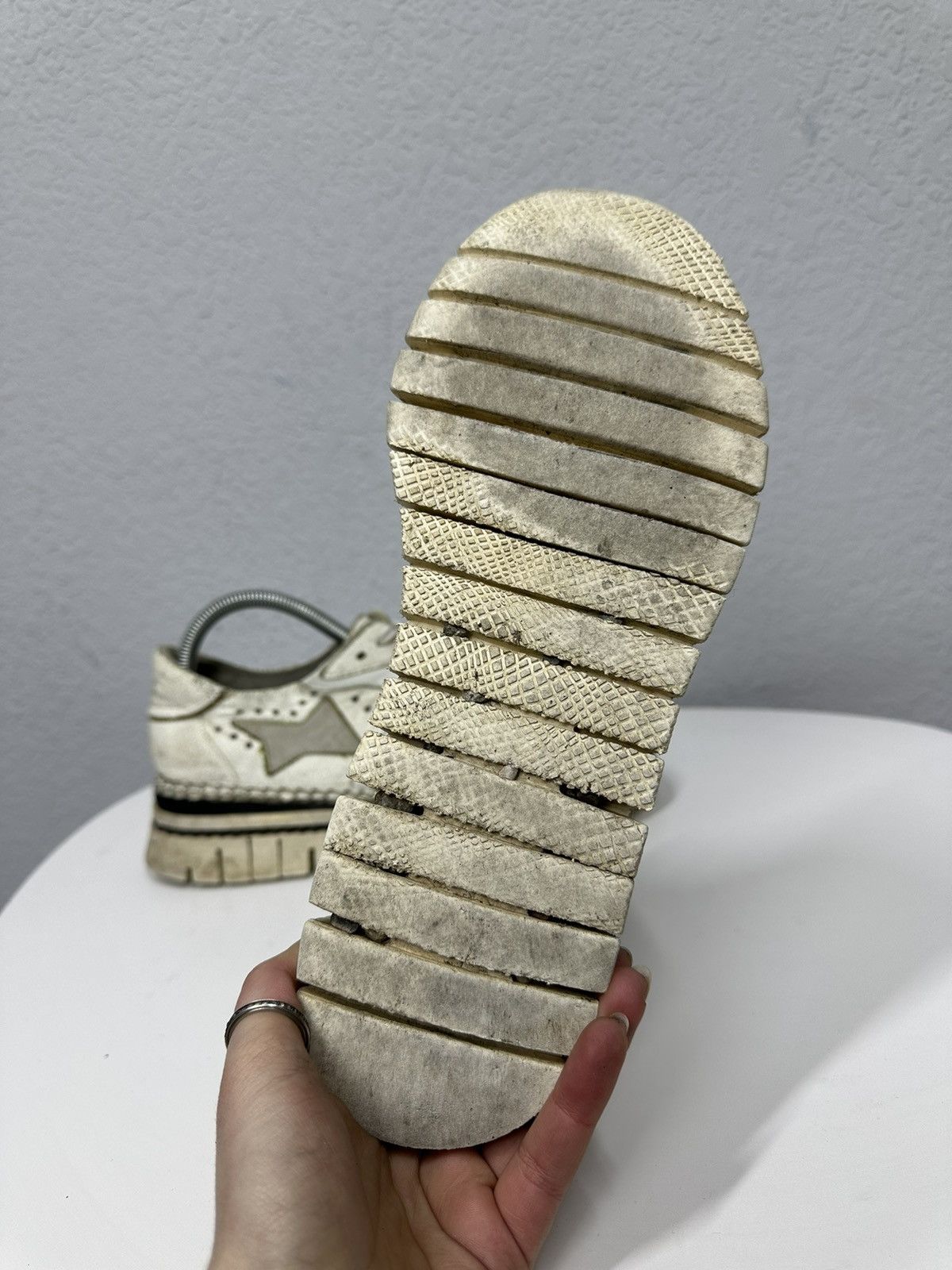 A.S.98 Vintage Sneakers AS 98 faded Avantgarde Distressed Leather Size US 7 / EU 40 - 9 Thumbnail