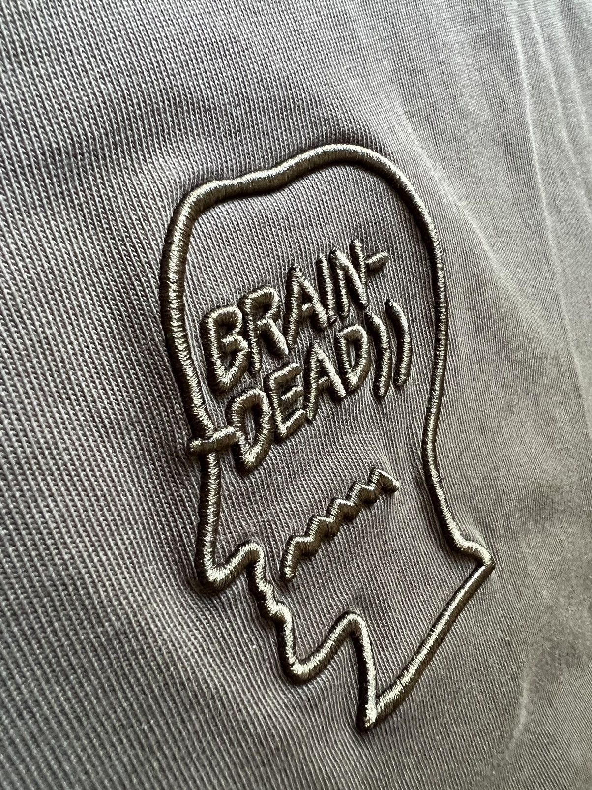 Brain Dead Brain Dead Heavyweight Tonal “Logo Head” Embroidered T-Shirt Size US L / EU 52-54 / 3 - 3 Thumbnail