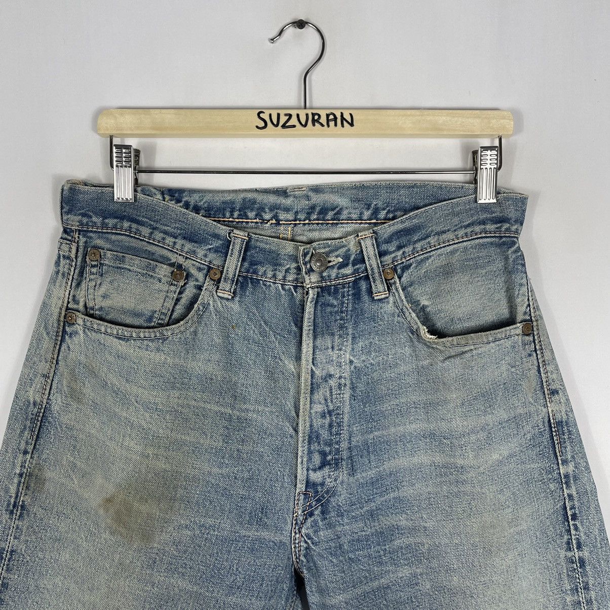 Japanese Brand × Warehouse 🔥Trash🔥🇯🇵Warehouse Stoned Washed Selvedge Dirty Denim Jeans Size US 32 / EU 48 - 2 Thumbnail