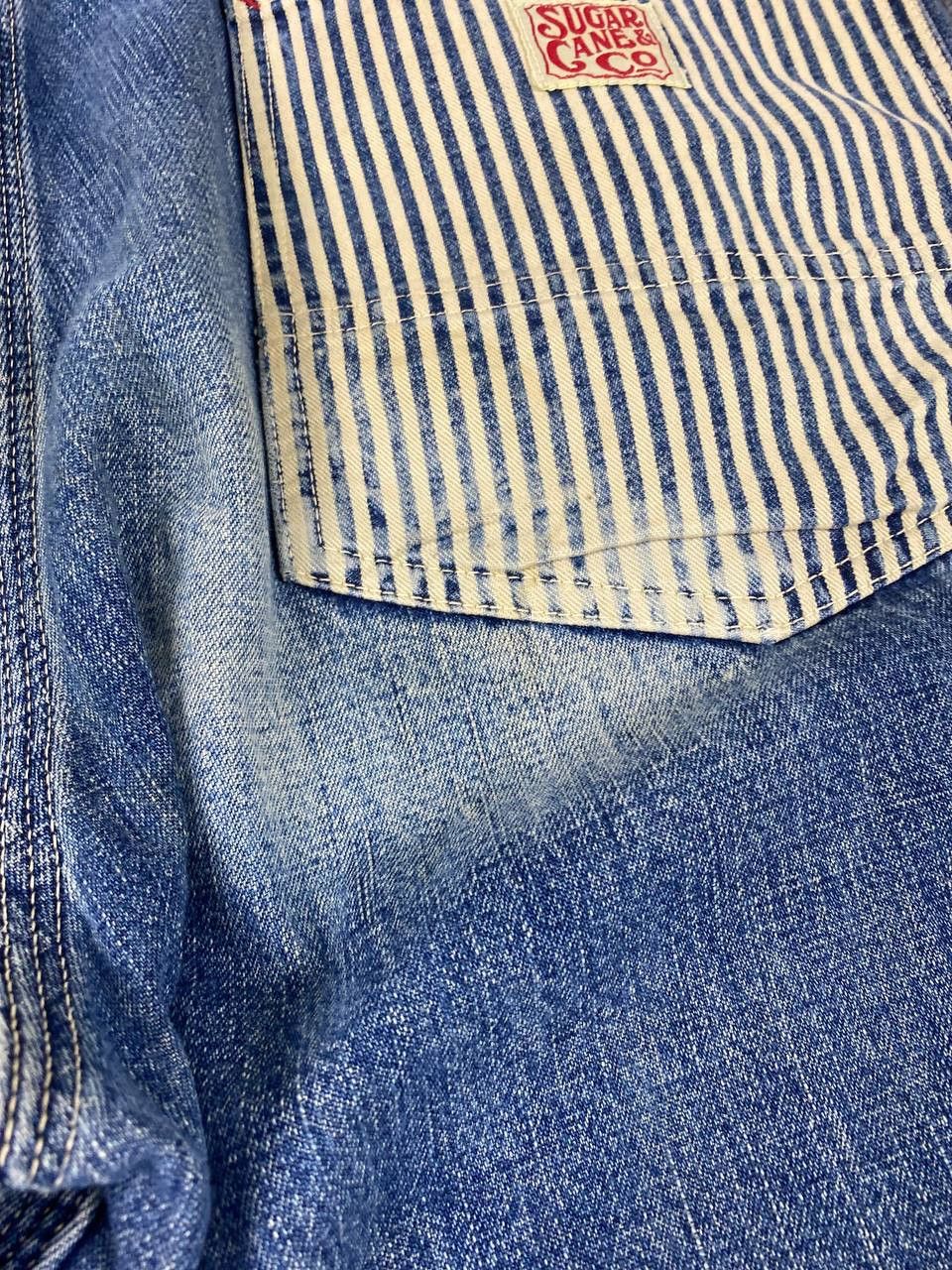 Sugar Cane sugarcane & co carpenter denim nice hickory stripe design Size US 34 / EU 50 - 5 Thumbnail