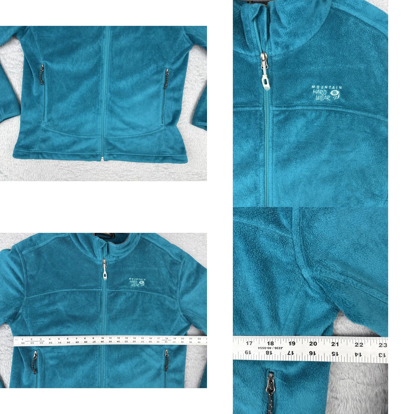 Mountain Hardwear VINTAGE: No—ignore. Mountain Hardwear Fleece Jacket Womens XL Teal Pyxis Full Zip Polyester Size XL / US 12-14 / IT 48-50 - 8 Thumbnail