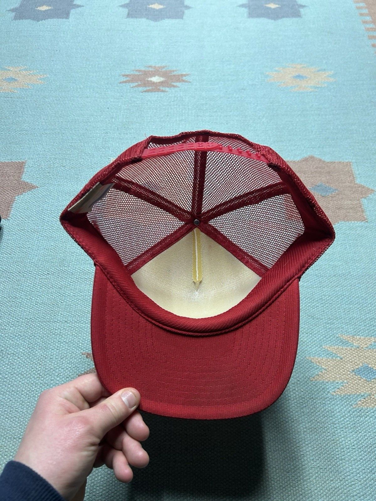 Vintage Vintage trucker hat mesh farmall f-20 tractor farm snapback Size ONE SIZE - 6 Thumbnail