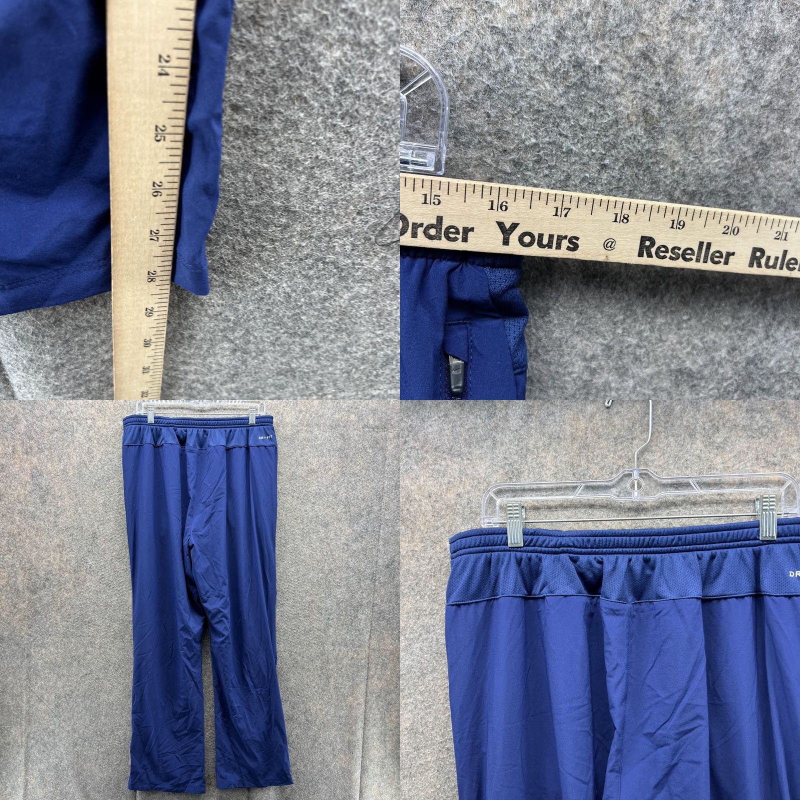Nike Nike Sweatpants Men Extra Large Blue Navy Athletic Training Dri fit Sportswear - Size US 36 / EU 52 - 8 Thumbnail