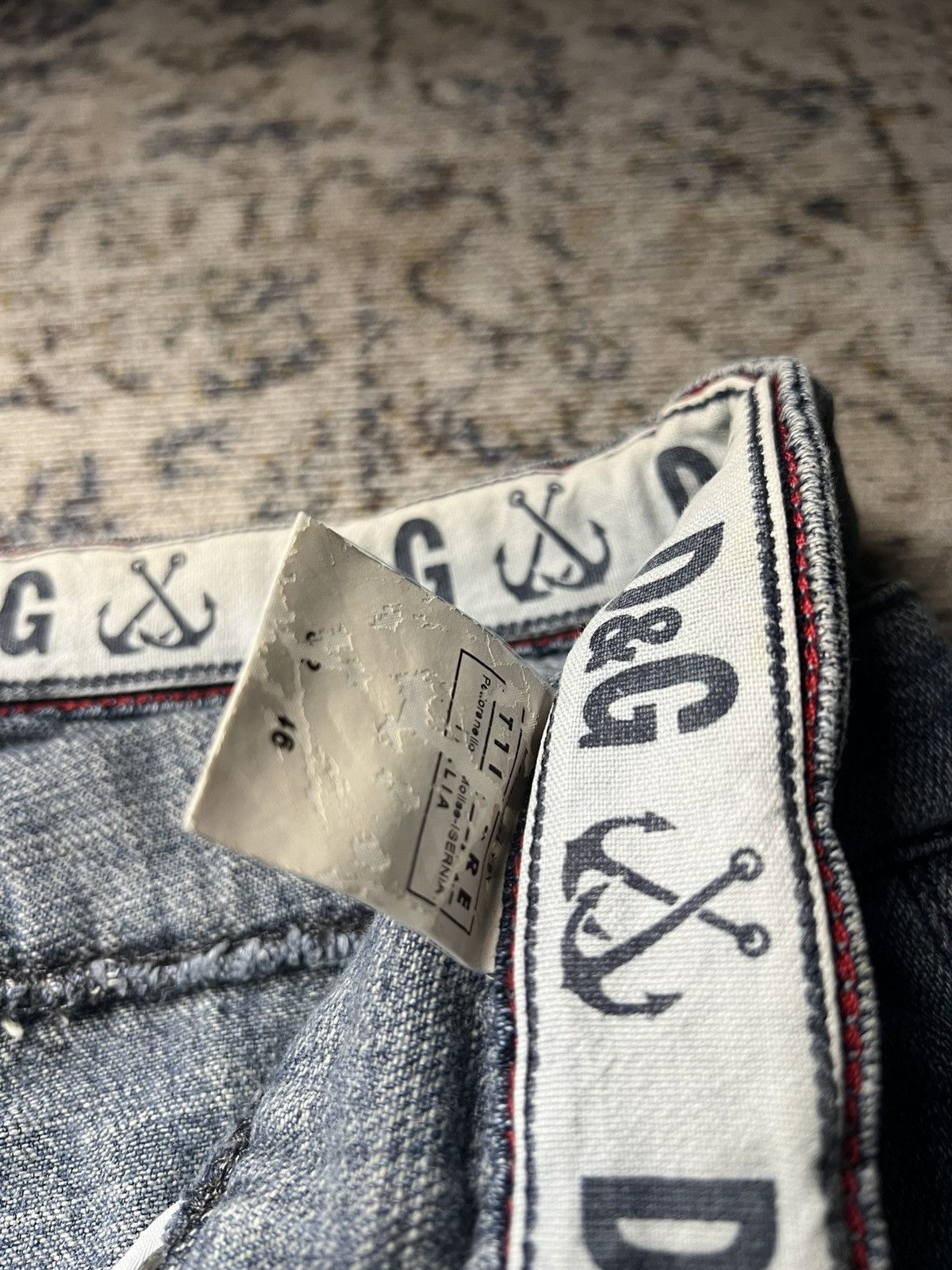Dolce & Gabbana AW06 Dolce & Gabbana Double Waist Deconstructed Baggy Denim Size US 32 / EU 48 - 7 Thumbnail