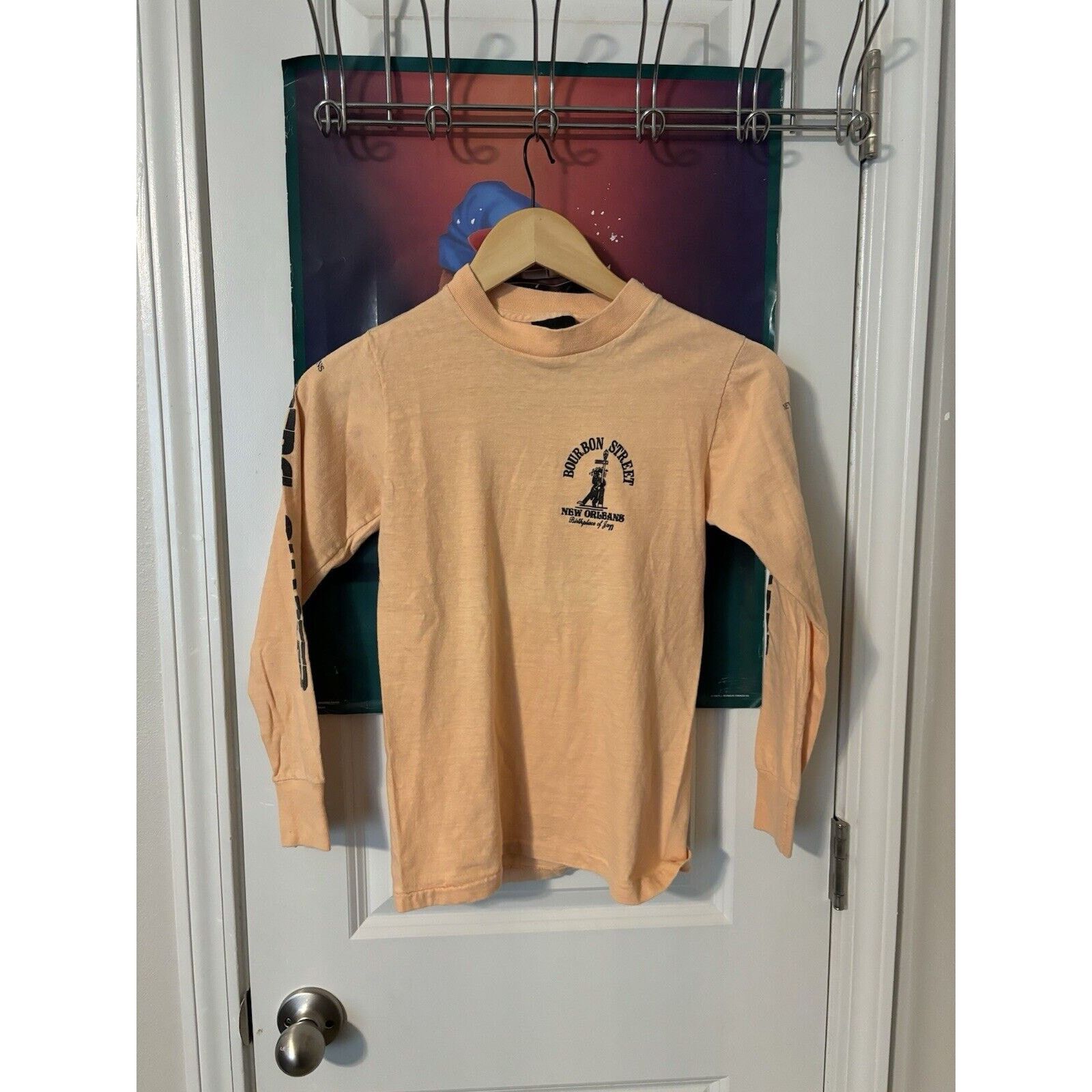 Other vintage thin small xs bourbon street 70s t-shirt peach Size US S / EU 44-46 / 1 - 1 Thumbnail
