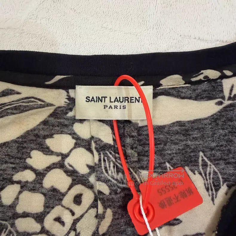 Saint Laurent Paris Saint Laurent Paris Hawaiian Pineapple Leopard Print Patch Size US M / EU 48-50 / 2 - 3 Thumbnail