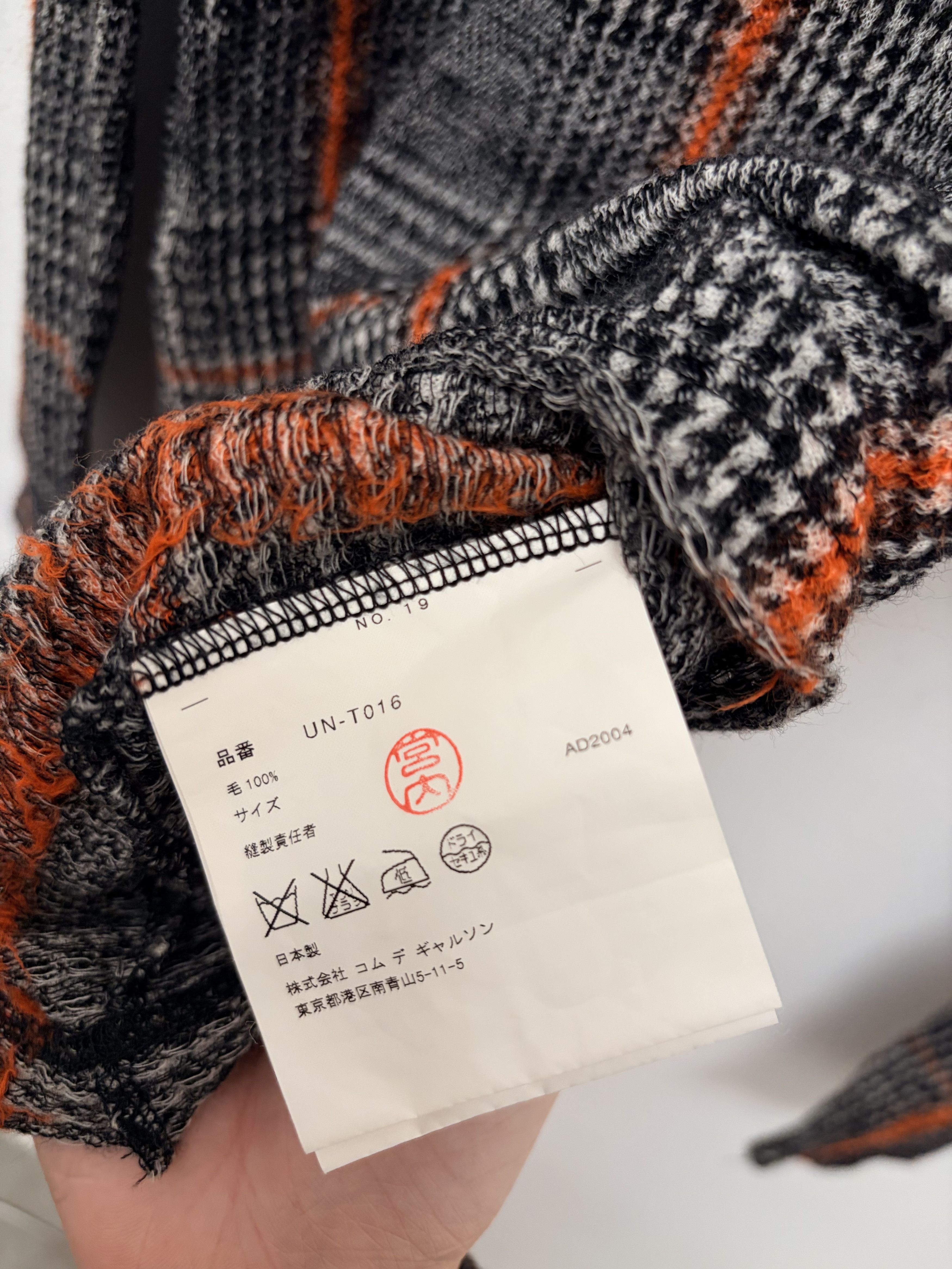 Junya Watanabe 2004 junya watanabe man high neck knit shirt Size US S / EU 44-46 / 1 - 4 Thumbnail