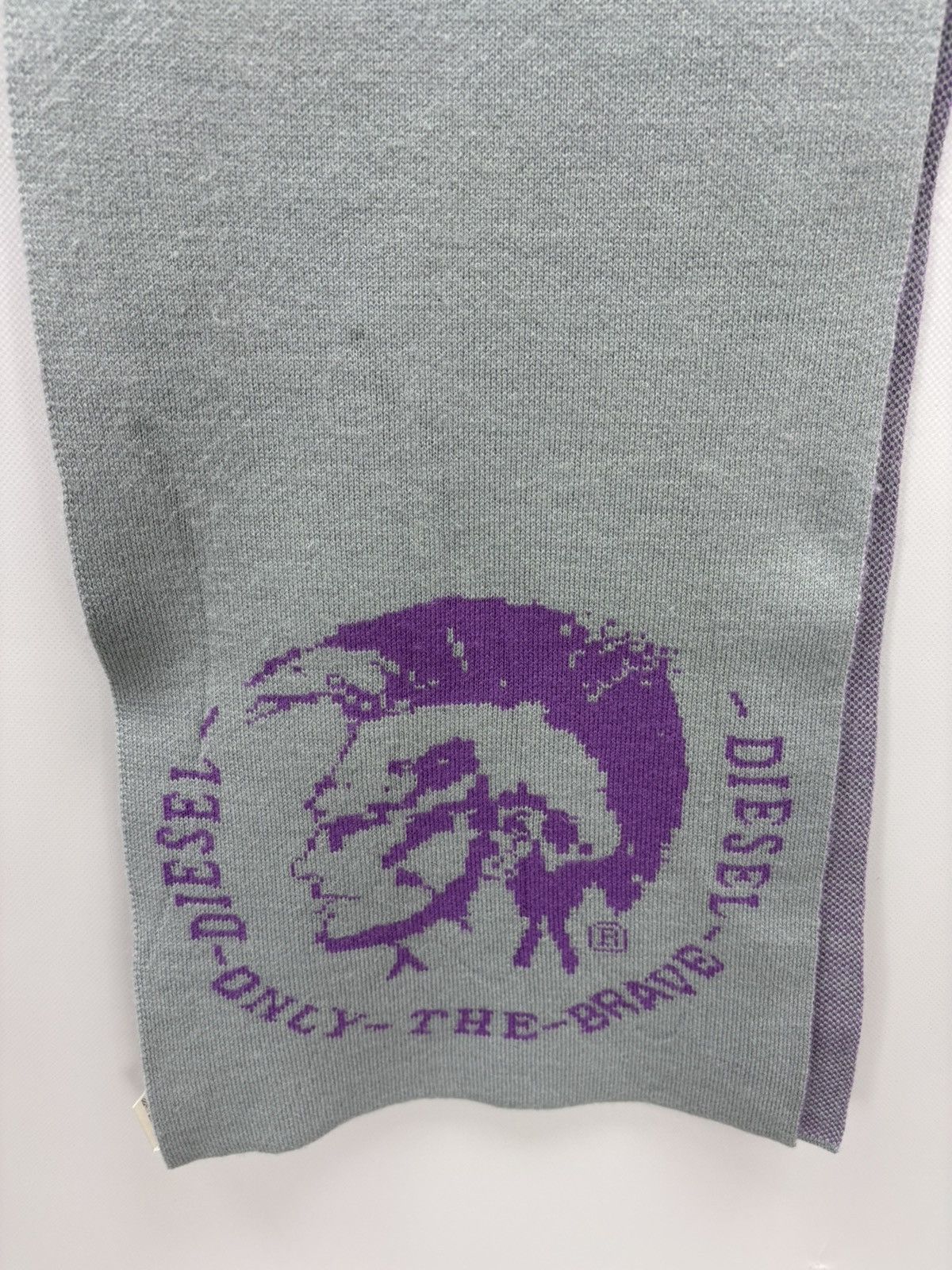 Diesel Scarf Diesel Color Gray/Purple Size ONE SIZE - 3 Thumbnail