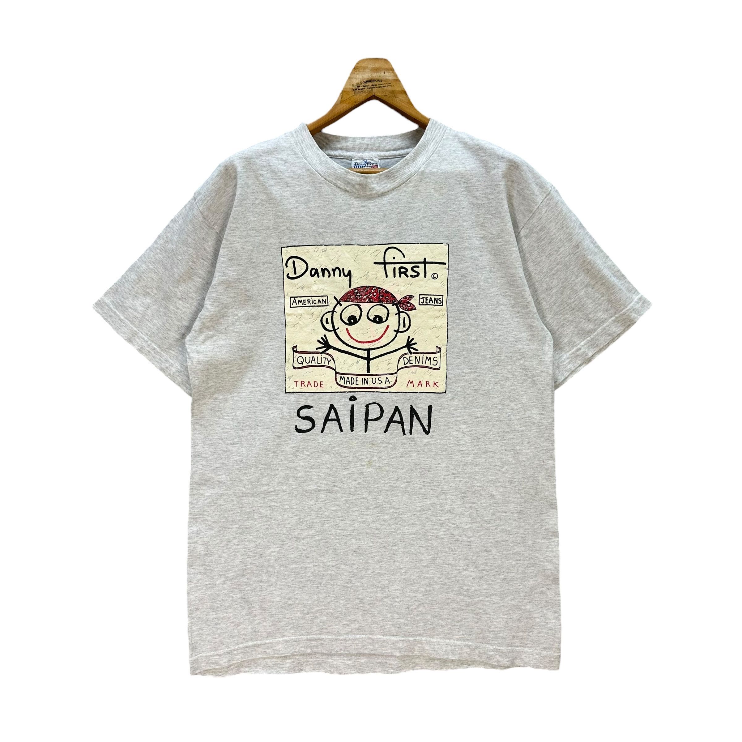 Japanese Brand Danny First USA SAIPAN Graphic Tees #9155-63 Size US L / EU 52-54 / 3 - 1 Thumbnail