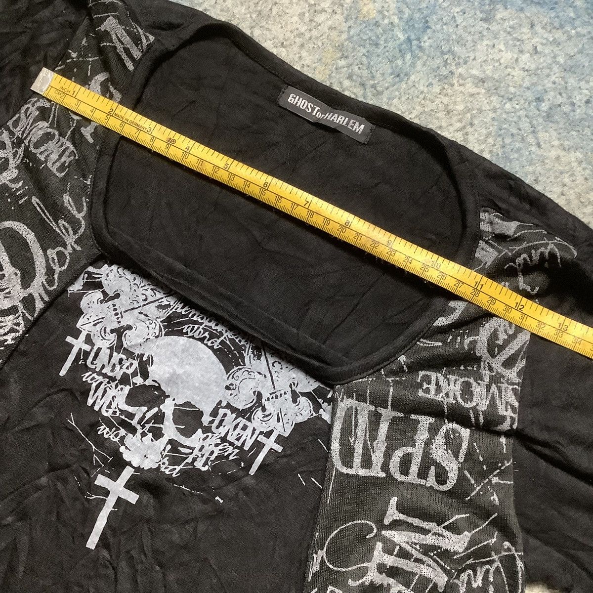 If Six Was Nine × Japanese Brand × Le Grande Bleu (L.G.B.) Y2k Ghost of Harlem Skull Punk Longsleeve Ifsixwasnine Size ONE SIZE - 13 Thumbnail
