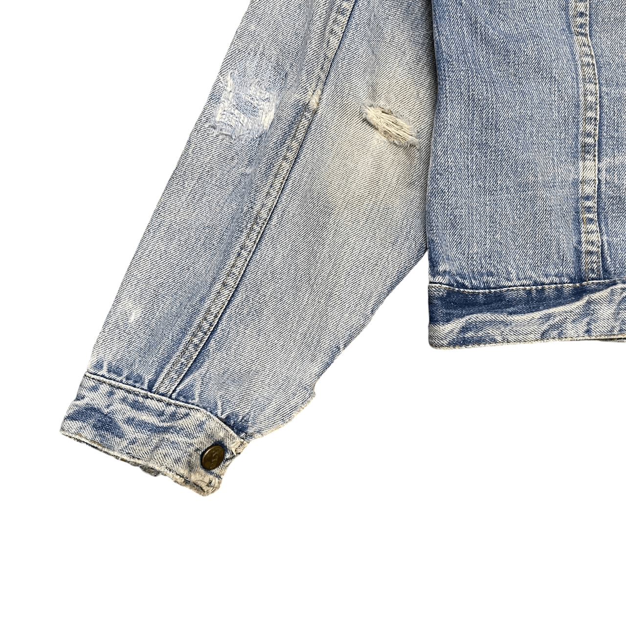 Vintage Vintage 60's Ely Denim Jacket Selvedge Distresed Trucker Size US M / EU 48-50 / 2 - 16 Thumbnail
