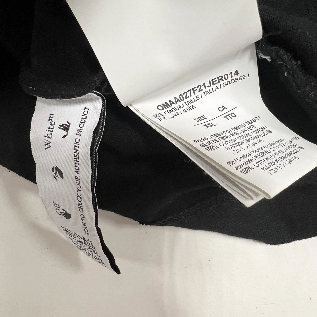 Off-White OFF-WHITE YELLOW CARAVAGGIO BLACK T SHIRT Size US XXL / EU 58 / 5 - 5 Thumbnail