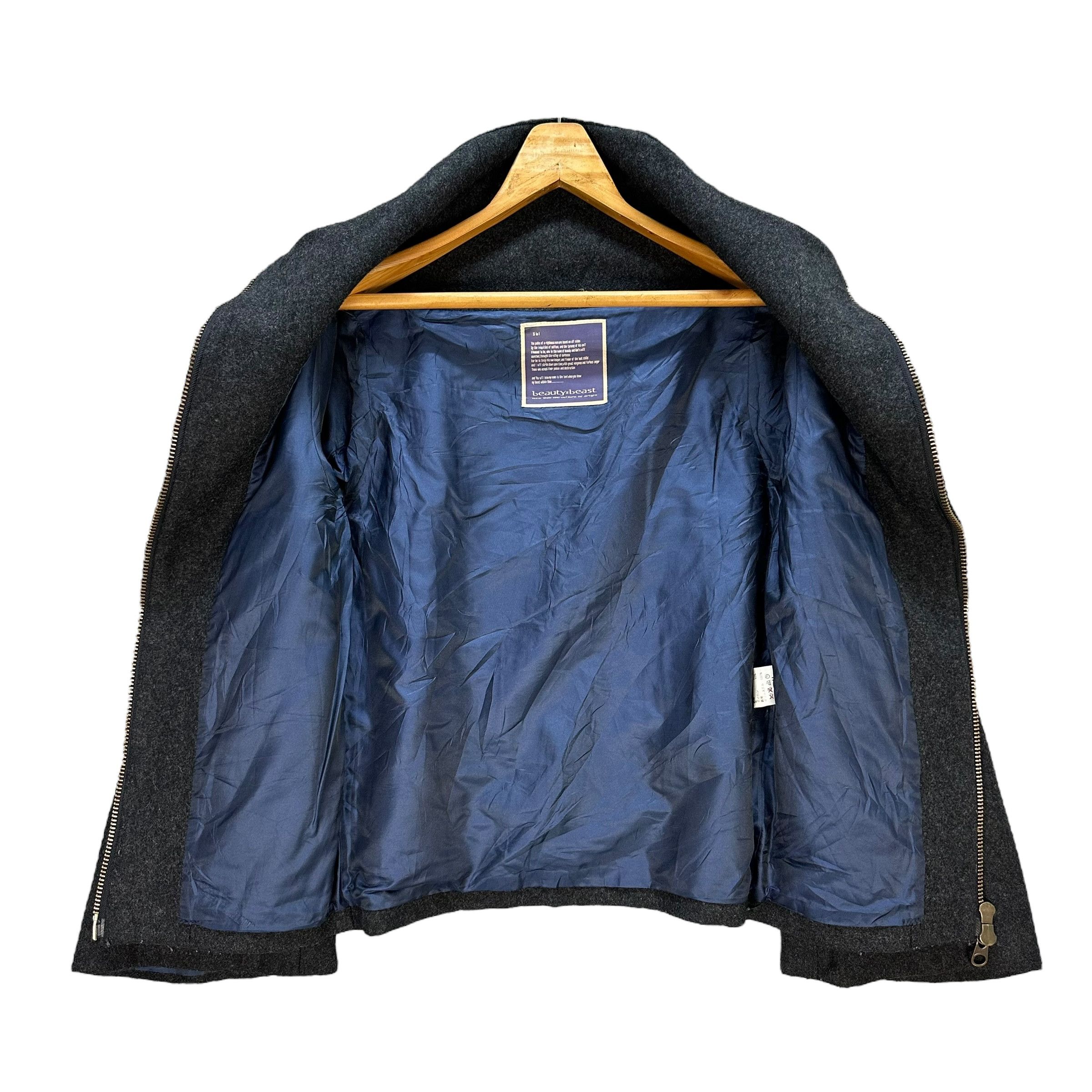 Beauty Beast BEAUTY BEAST Stand Collar READYMADE Jacket #A40-0922 Size M / US 6-8 / IT 42-44 - 6 Thumbnail