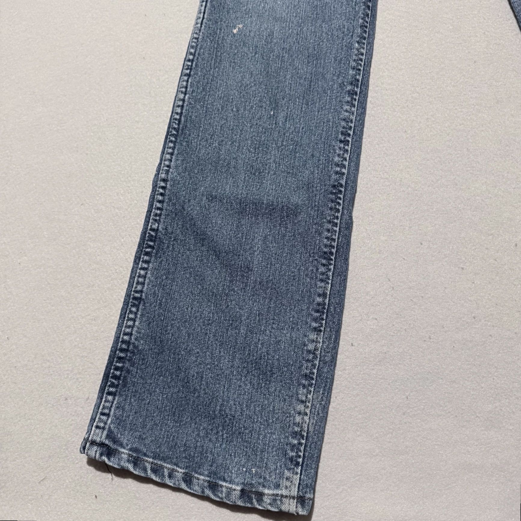 Wrangler Wrangler Cowboy Cut Jeans Men Blue Denim Paint Splatter Slim Fit Zip Fly - 30X34 Size US 30 / EU 46 - 3 Thumbnail