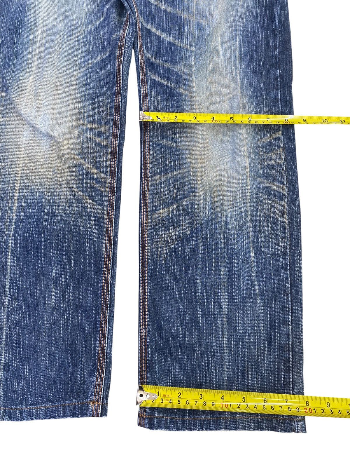Edwin Edwin Faded Wash Whiskers Style Loose Jeans Size US 30 / EU 46 - 7 Thumbnail