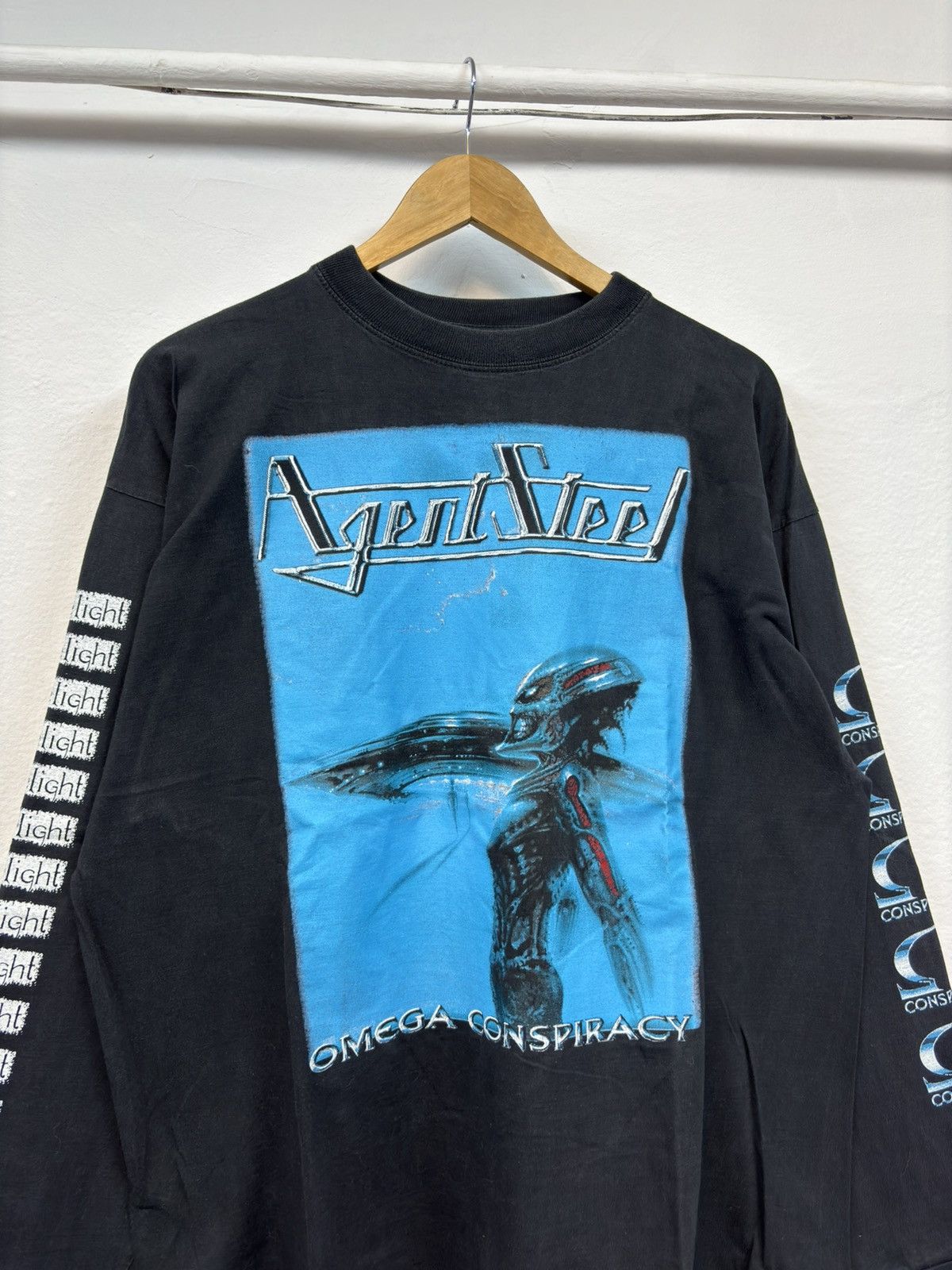Band Tees × Vintage Vintage Agent Steel 1999 2000 90s Band Rock Metal Rare USA Size US XL / EU 56 / 4 - 4 Thumbnail