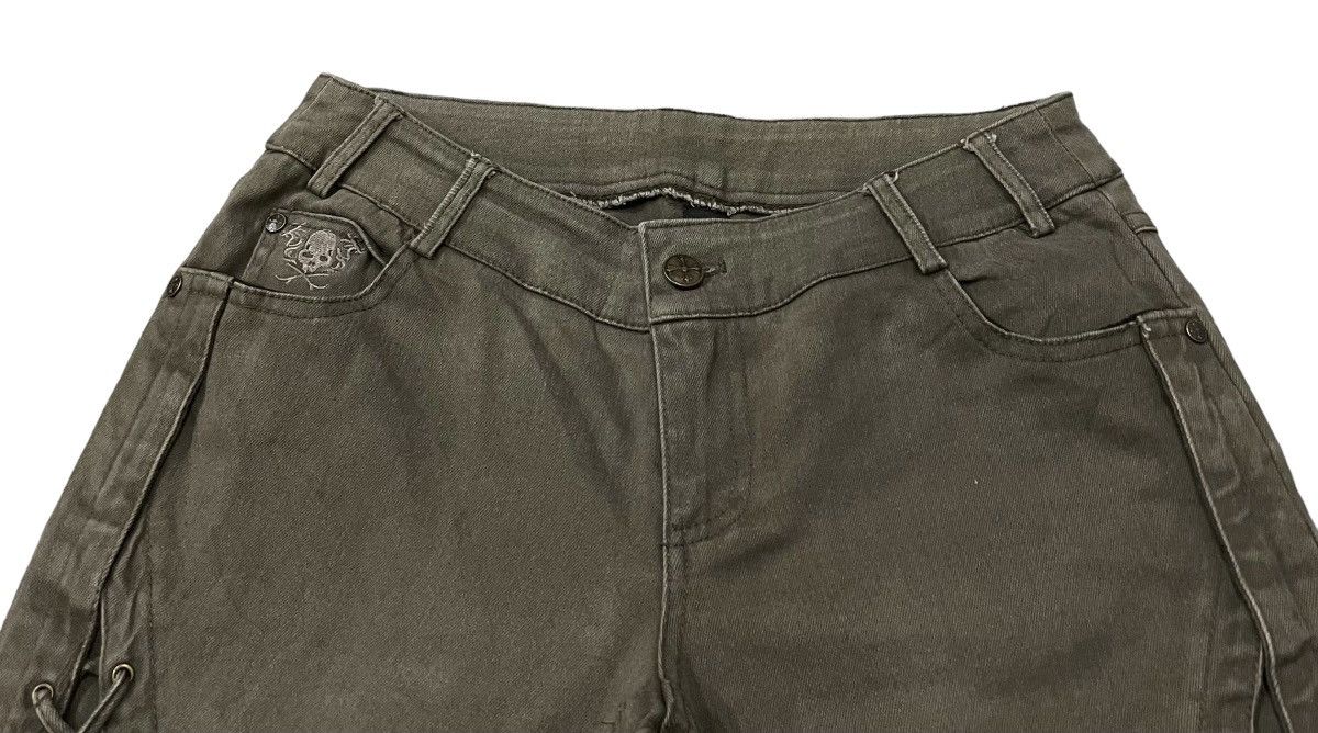 Le Grande Bleu (L.G.B.) Vintage Ozz Croce Kinky Seditionaries Stretchable Pants Size 29" - 6 Thumbnail