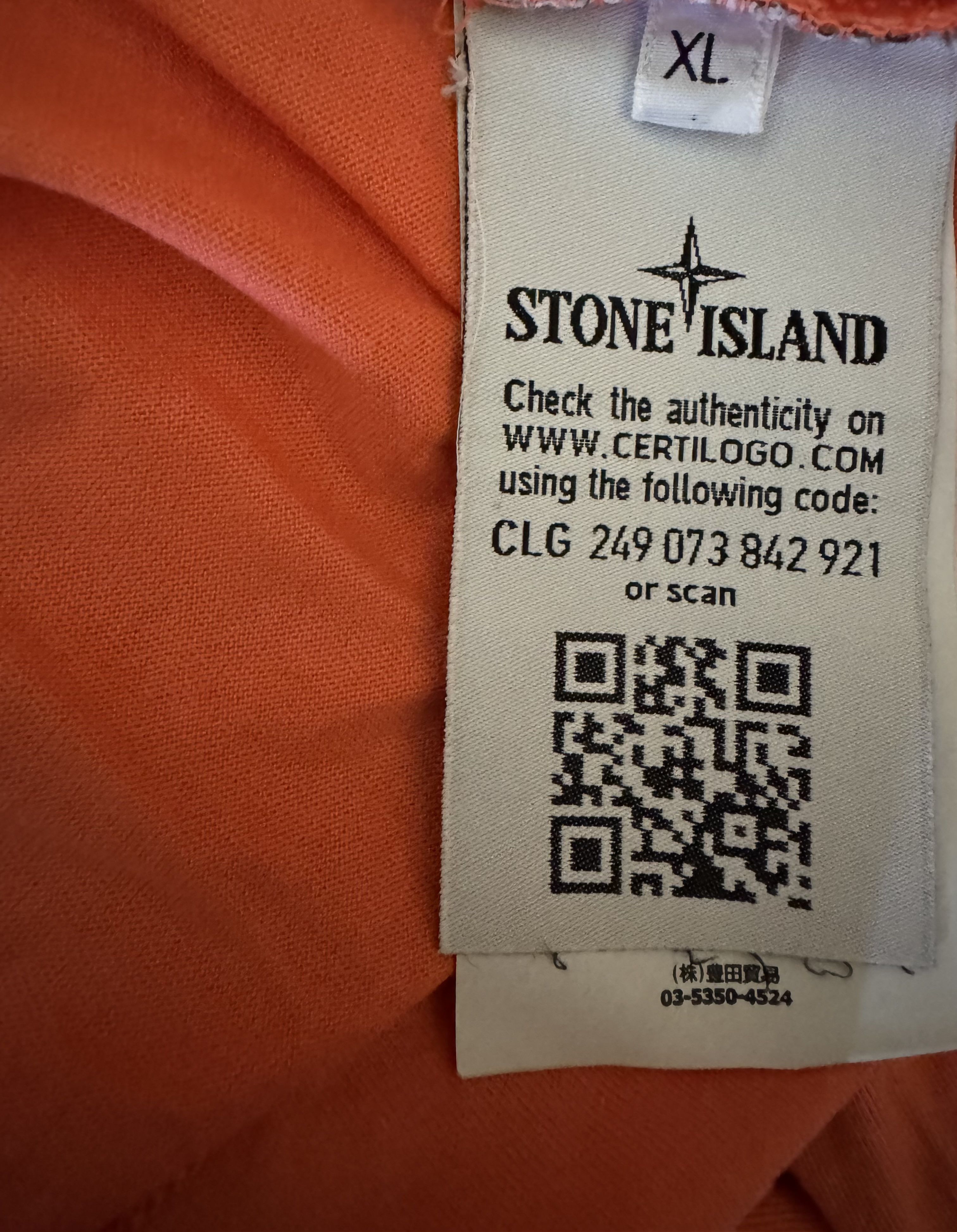 Stone Island Stone Island Patch Logo T-Shirt Size US XL / EU 56 / 4 - 5 Thumbnail
