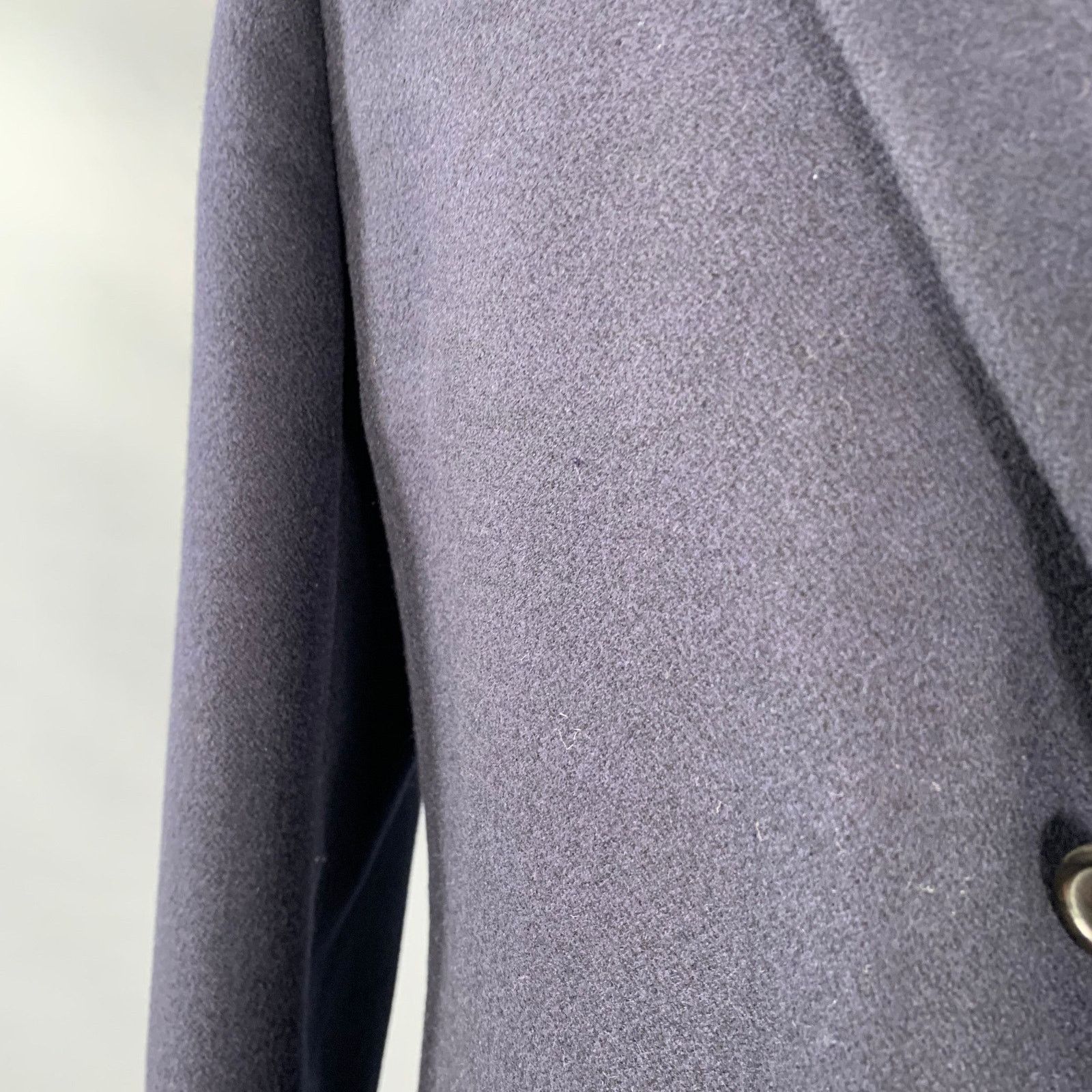 Ermenegildo Zegna Size 42 Navy Cashmere Wool Notch Lapel Jacket Size US L / EU 52-54 / 3 - 5 Thumbnail