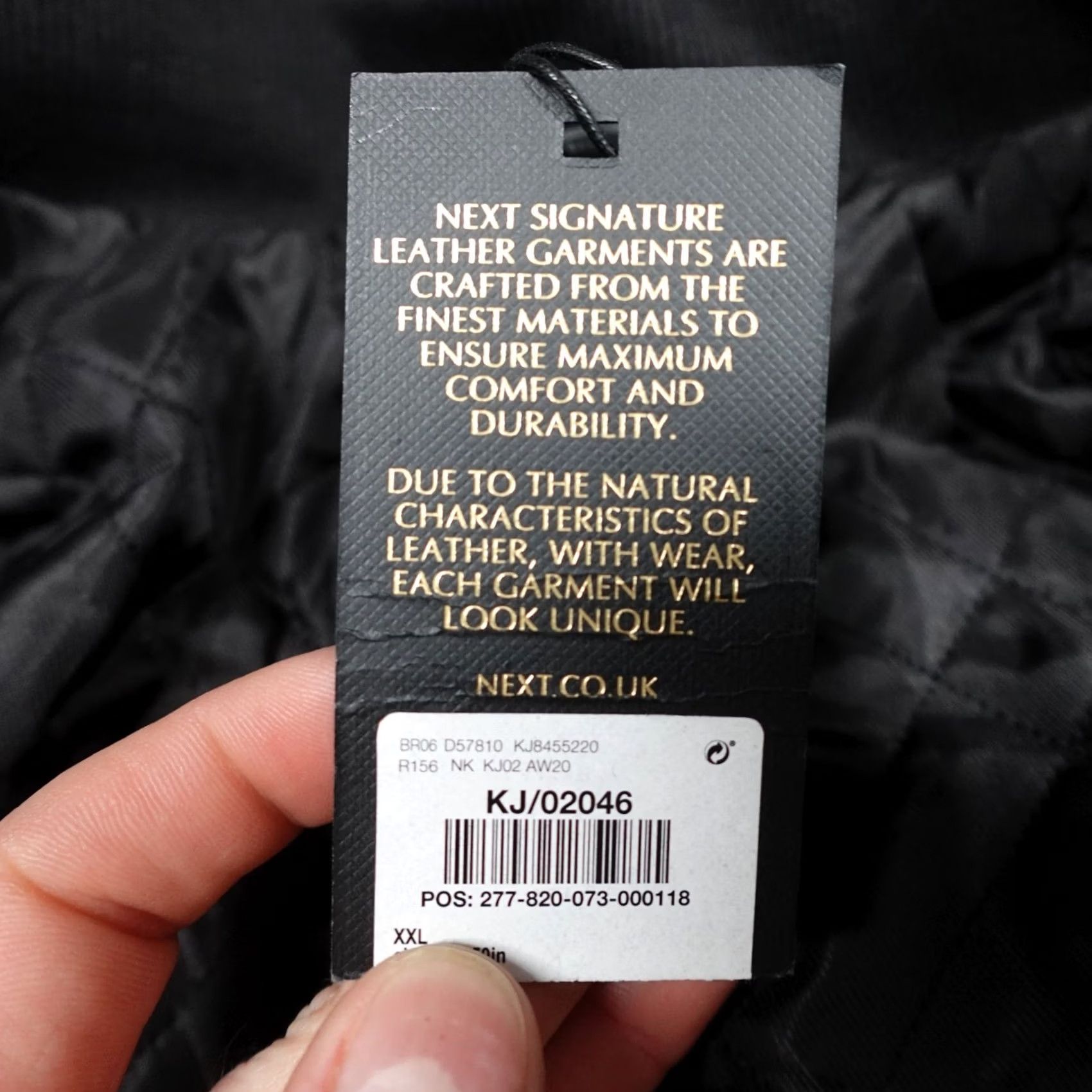 NEXT NEXT Leather Bomber Jacket Coat Black Size 2XL Men's New With Tags Size US XXL / EU 58 / 5 - 5 Thumbnail