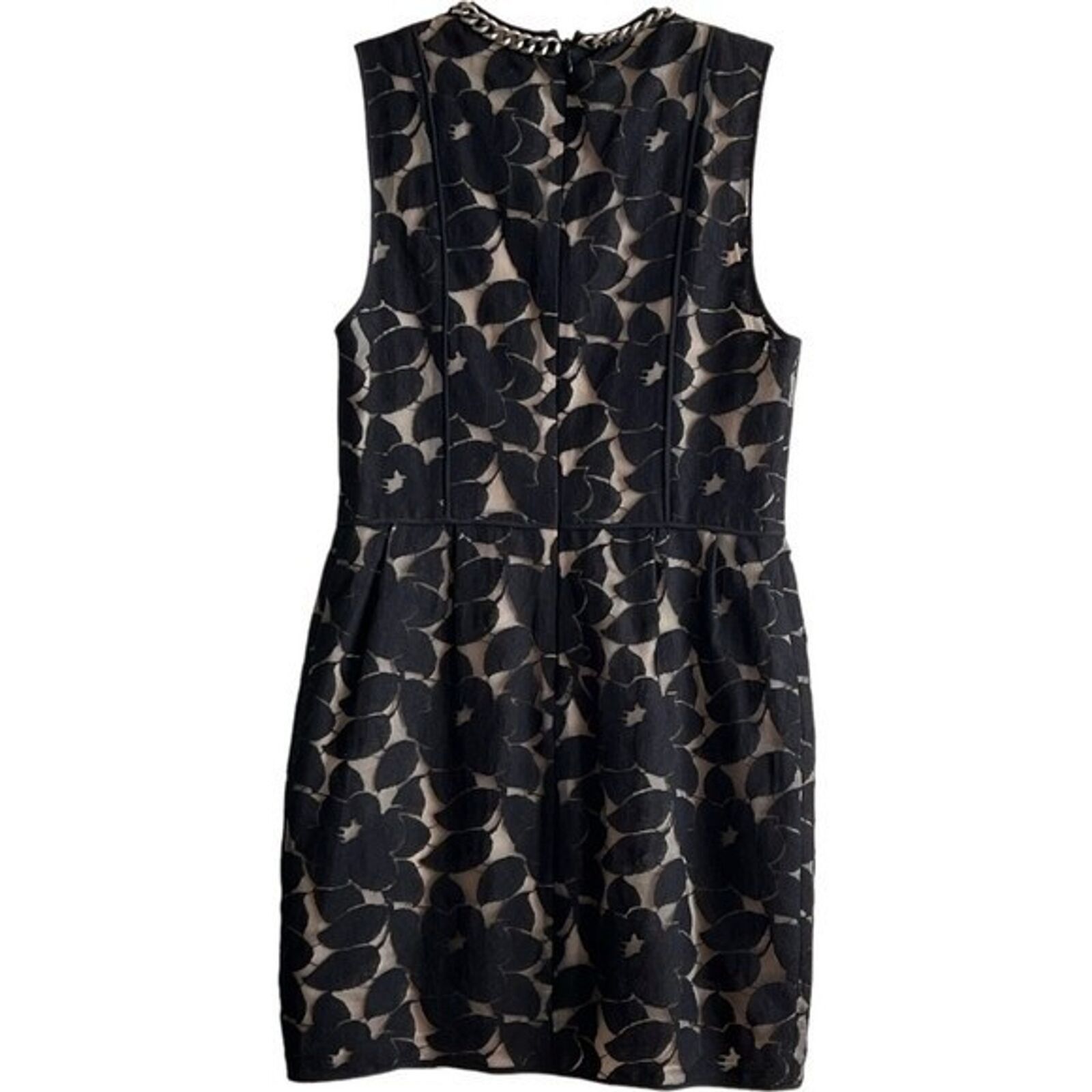 3.1 Phillip Lim 3.1 Phillip Lim Black Printed Lace&Beaded Mini Dress, XS/US2 Size XS / US 0-2 / IT 36-38 - 8 Thumbnail