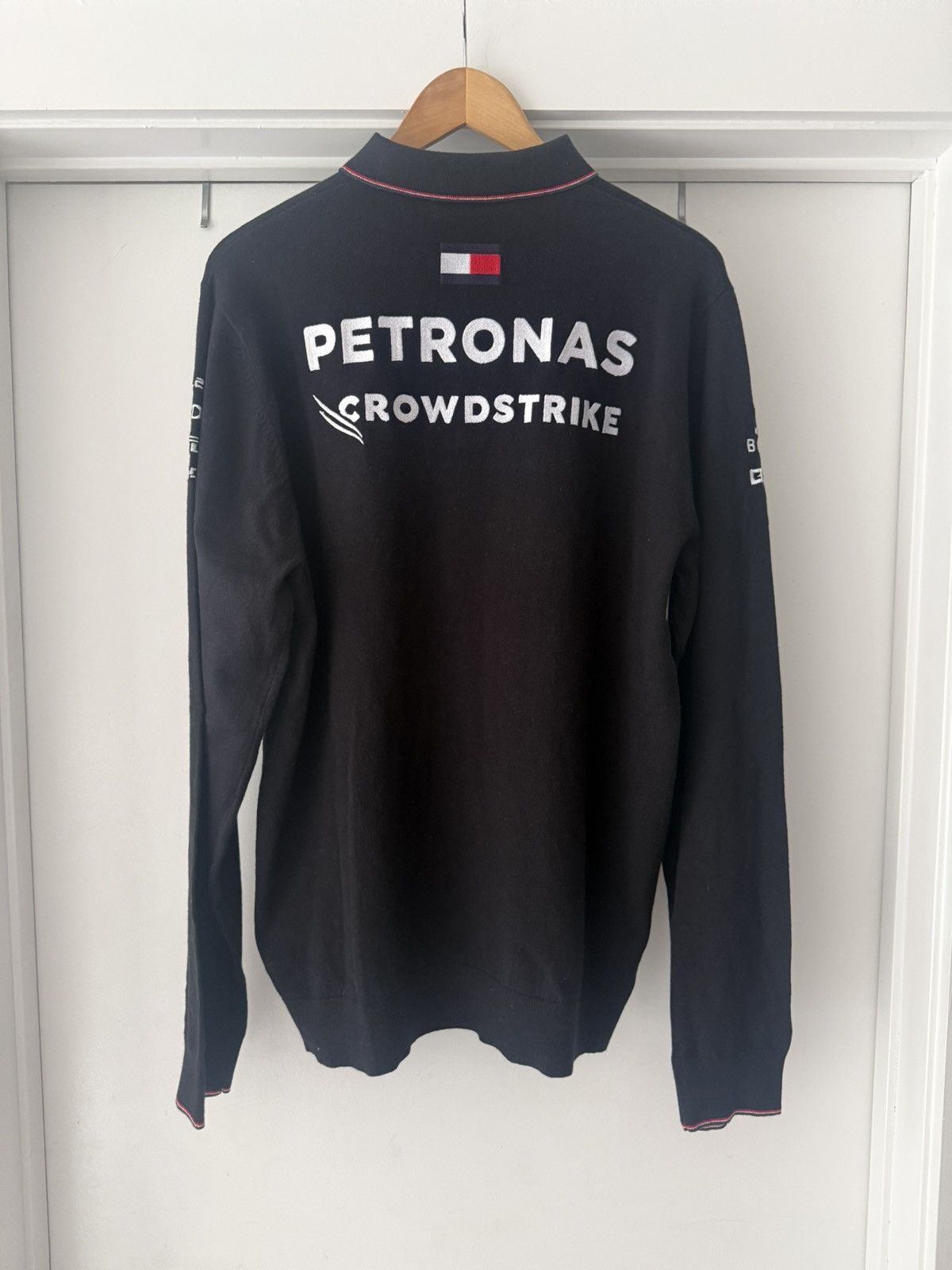 Mercedes-Benz Men's Black Mercedes-AMG Petronas F1 Team 2024 Polo XXL Size US XXL / EU 58 / 5 - 5 Thumbnail