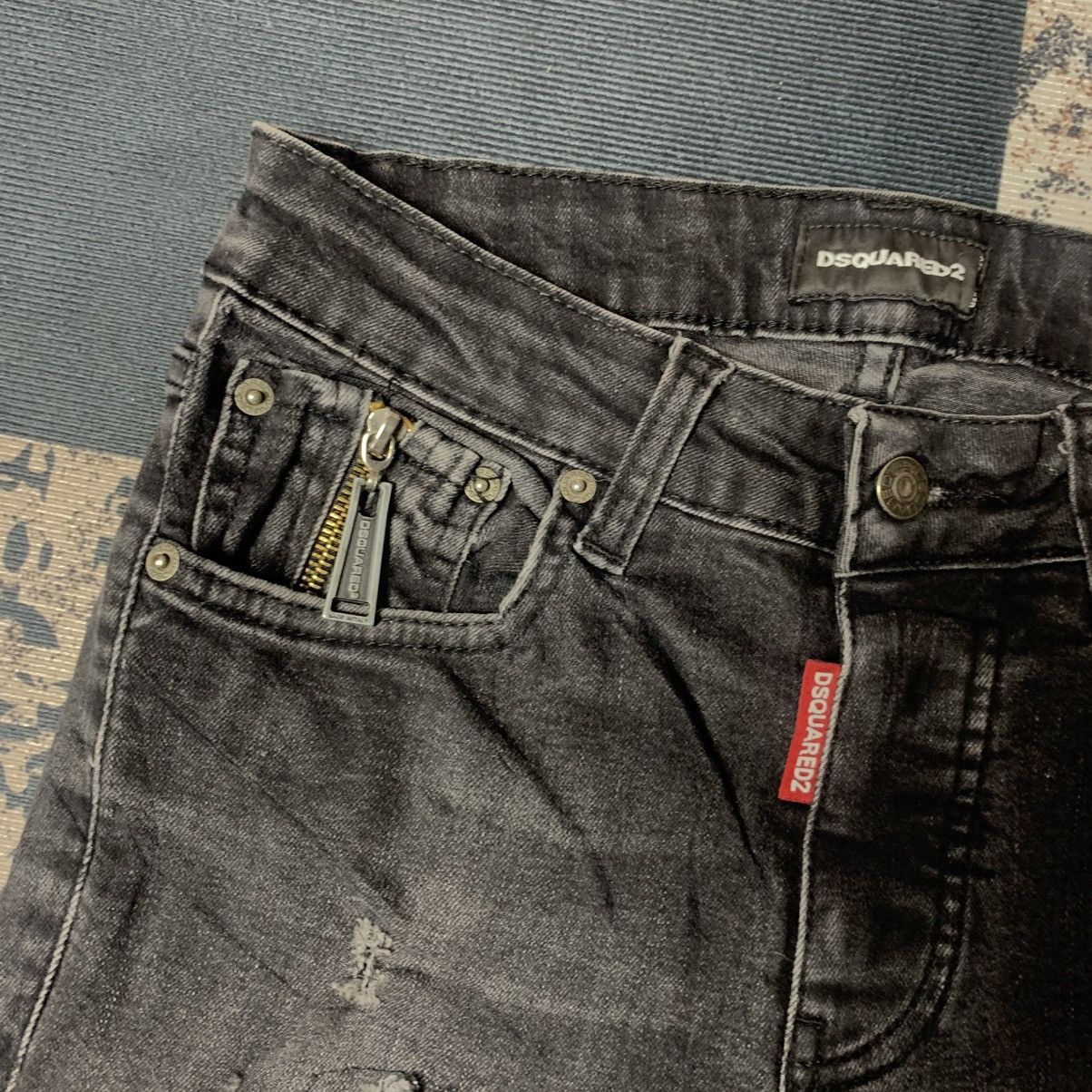 Dsquared2 Dsquared2 Riped Jeans Strech Pants Size US 31 - 4 Thumbnail