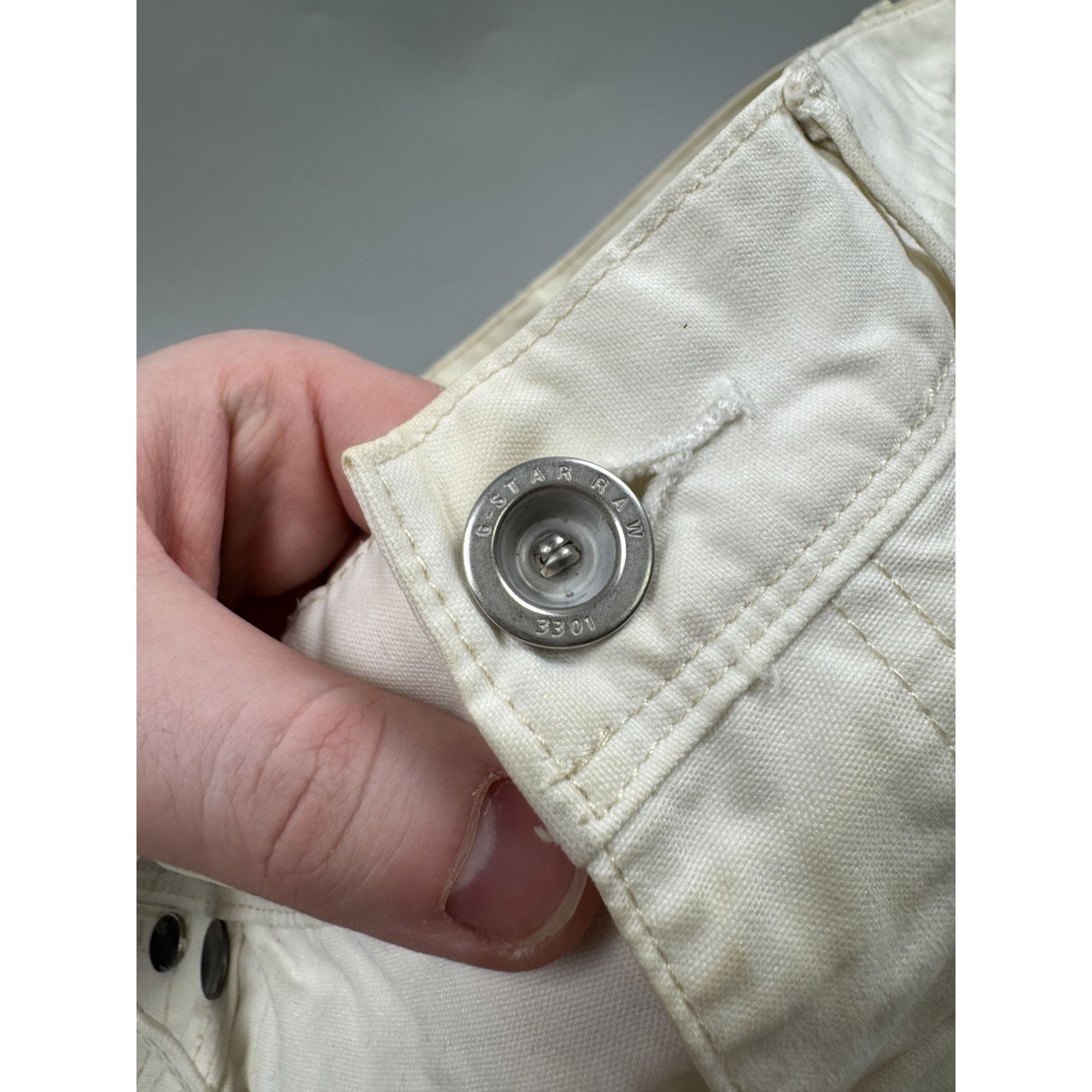 G-Star G-Star RAW White Pants (Y1186) Size US 33 - 5 Thumbnail