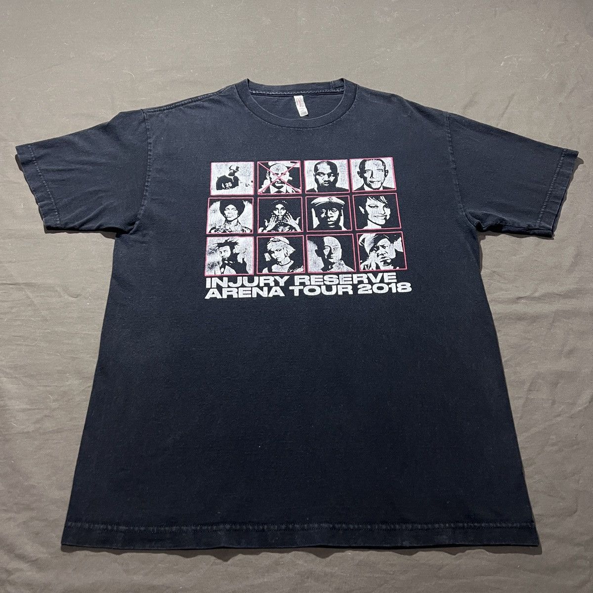 Rap Tees Very Rare 2018 Injury Reserve Arena Tour Tee L Hiphop Size US L / EU 52-54 / 3 - 6 Thumbnail