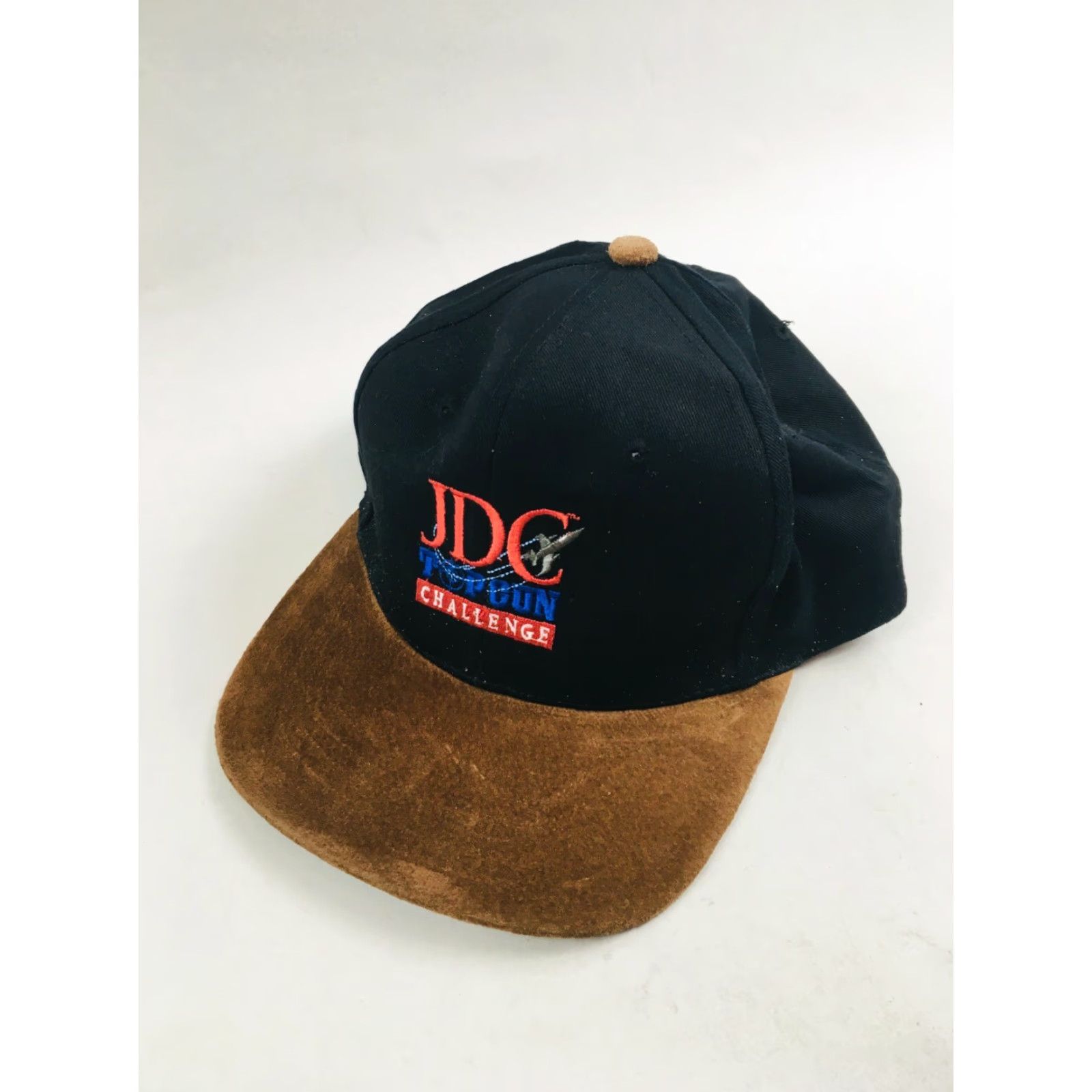 Vintage VINTAGE KC Cap One Size Black Adjustable Embroidered JDC Challenge Metal Buckle Men Baseball Cap Size ONE SIZE - 3 Thumbnail