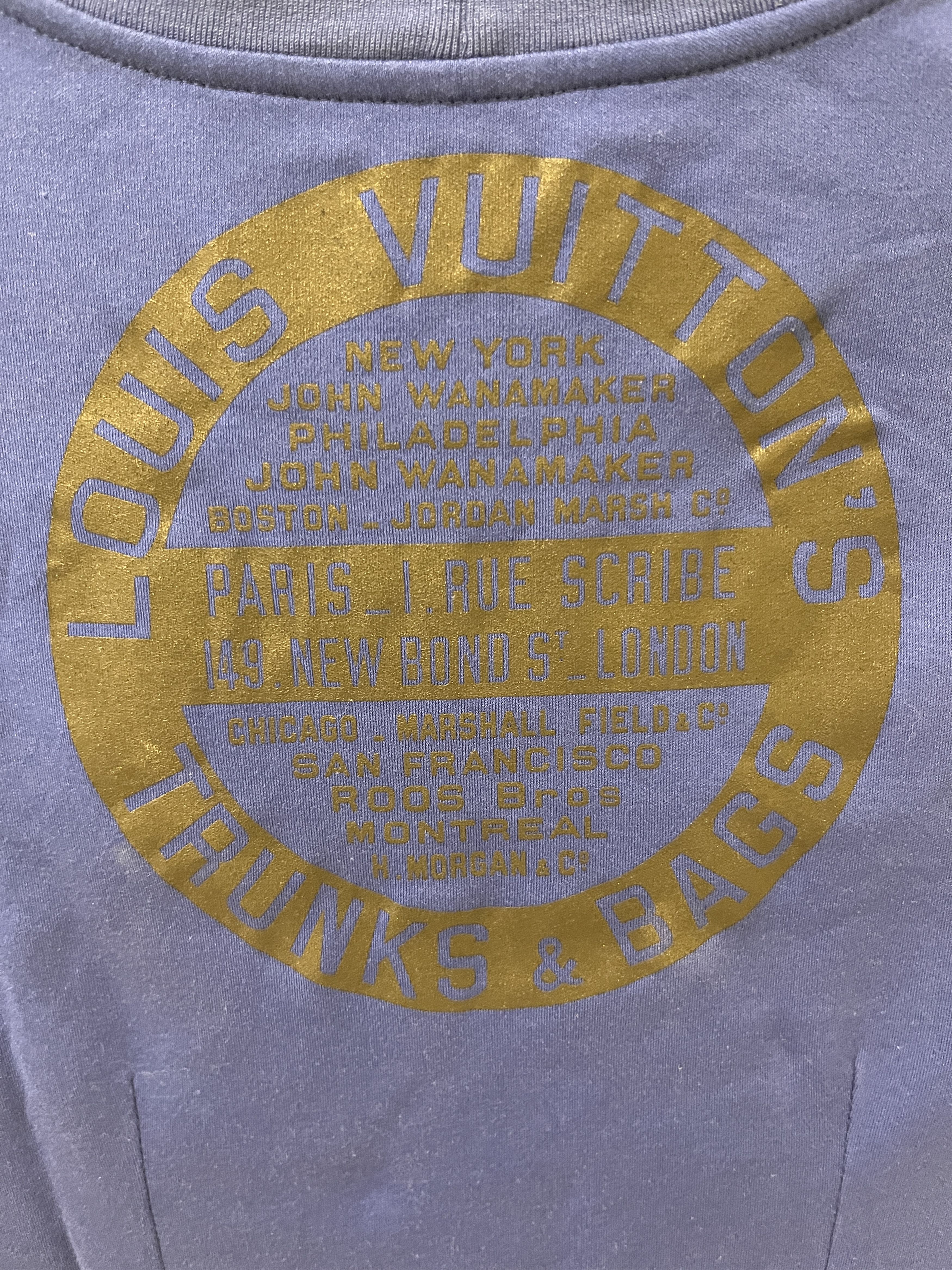 Louis Vuitton Louis Vuitton Tribal Print Blue Tshirt Size M / US 6-8 / IT 42-44 - 4 Thumbnail