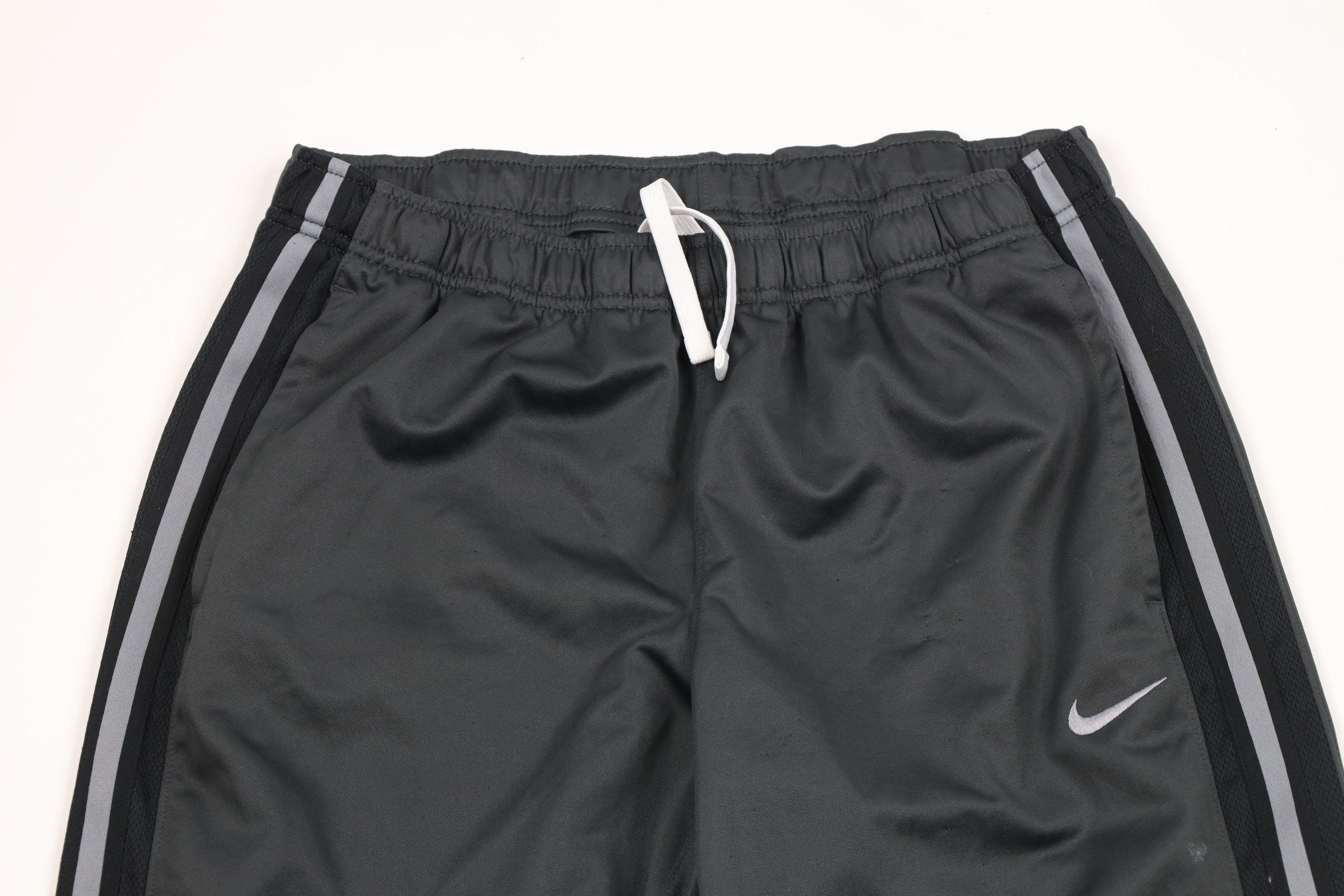 Nike × Vintage Vintage Nike Travis Scott Mini Swoosh Striped Wide Leg Pants Size US 36 / EU 52 - 2 Thumbnail