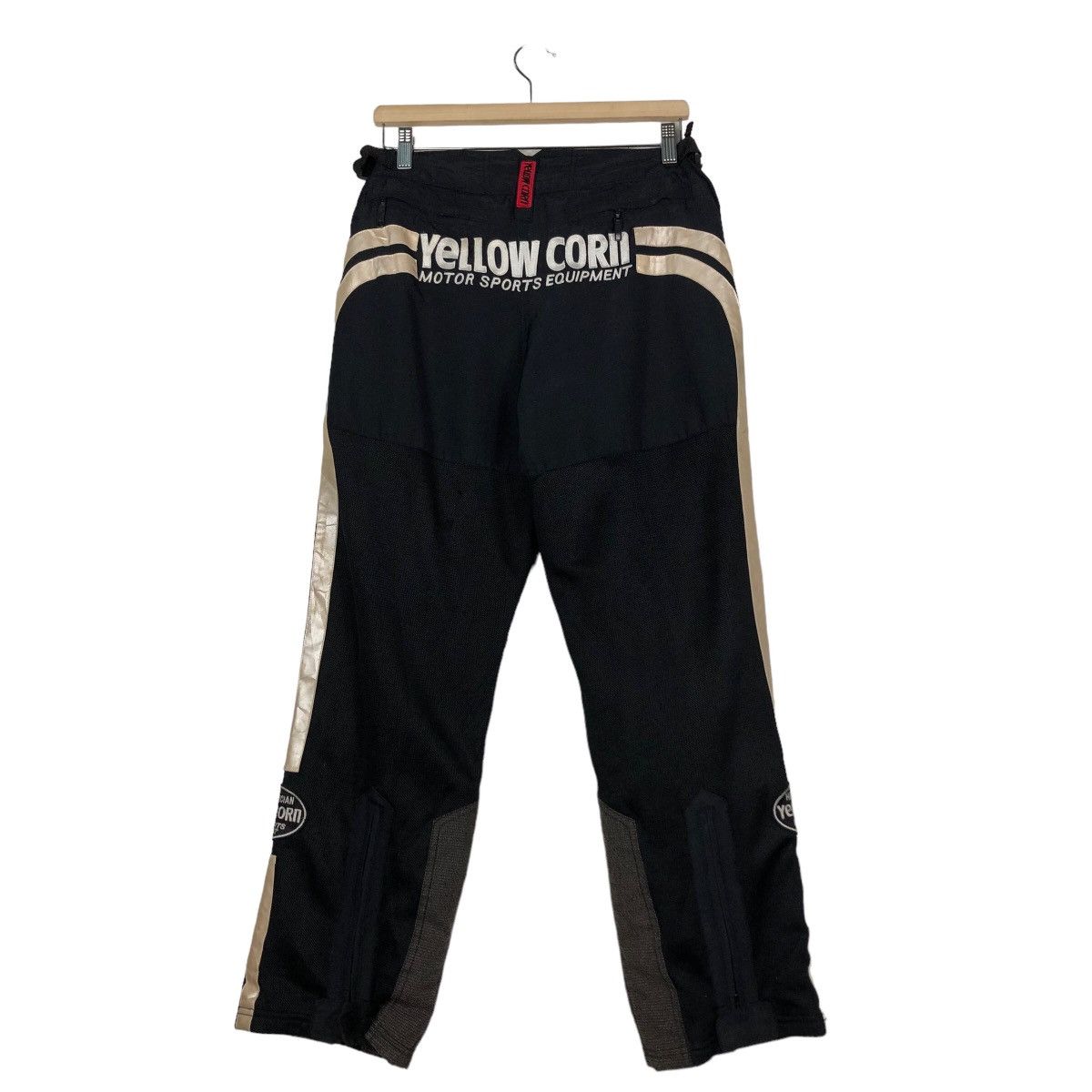 Japanese Brand 🔥BIKER RACING PANTS MOTORCROSS YELLOW CORN BIG LOGO Size US 30 / EU 46 - 8 Thumbnail