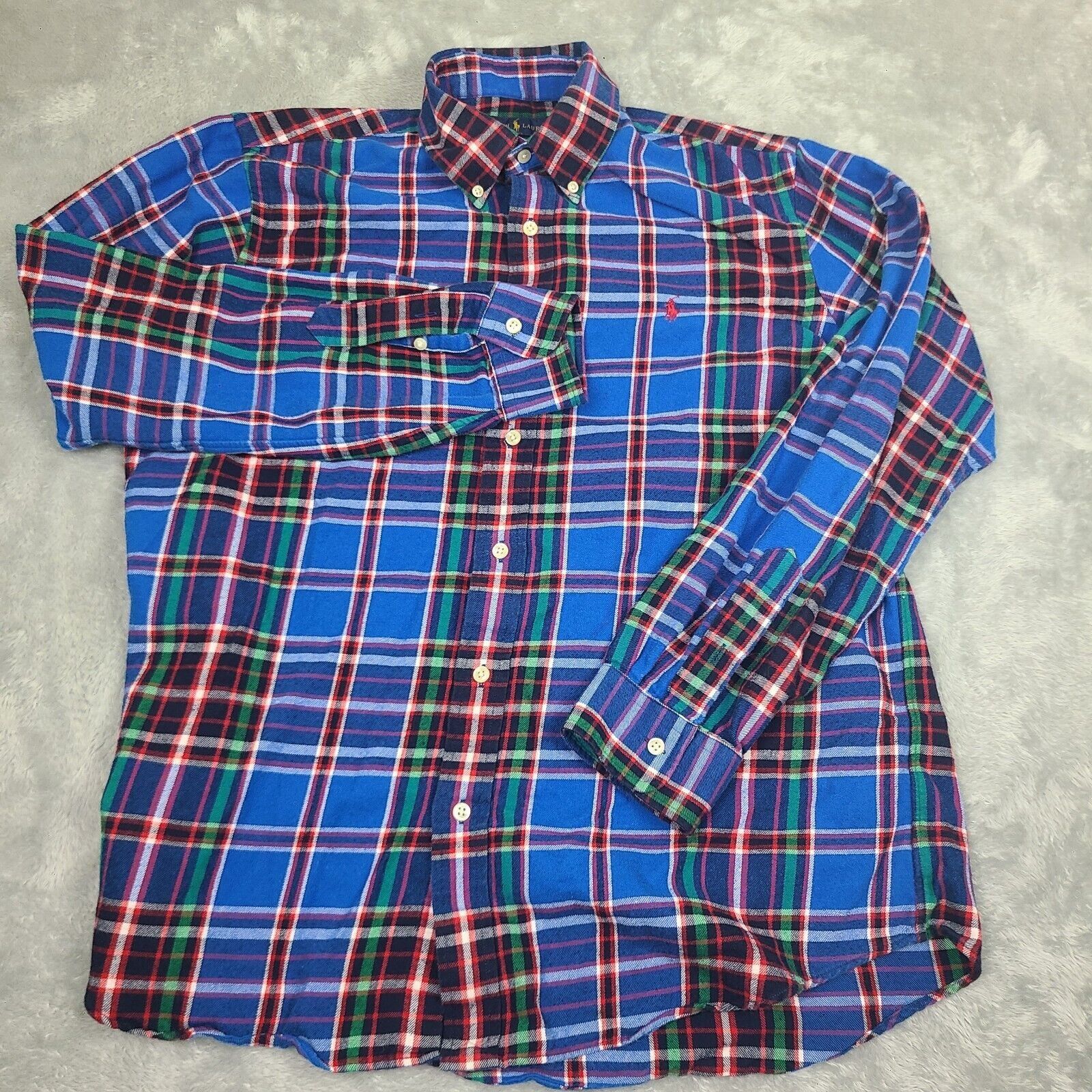 Lauren Ralph Lauren Ralph Lauren Men's Classic Size Large Fit Performance FLANNE Size US L / EU 52-54 / 3 - 1 Thumbnail