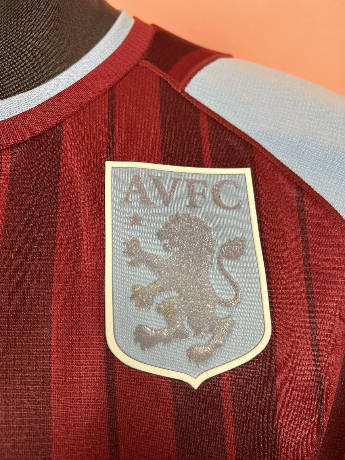Kappa Soccer jersey kappa avfc football Aston Villa tee Size US M / EU 48-50 / 2 - 3 Thumbnail