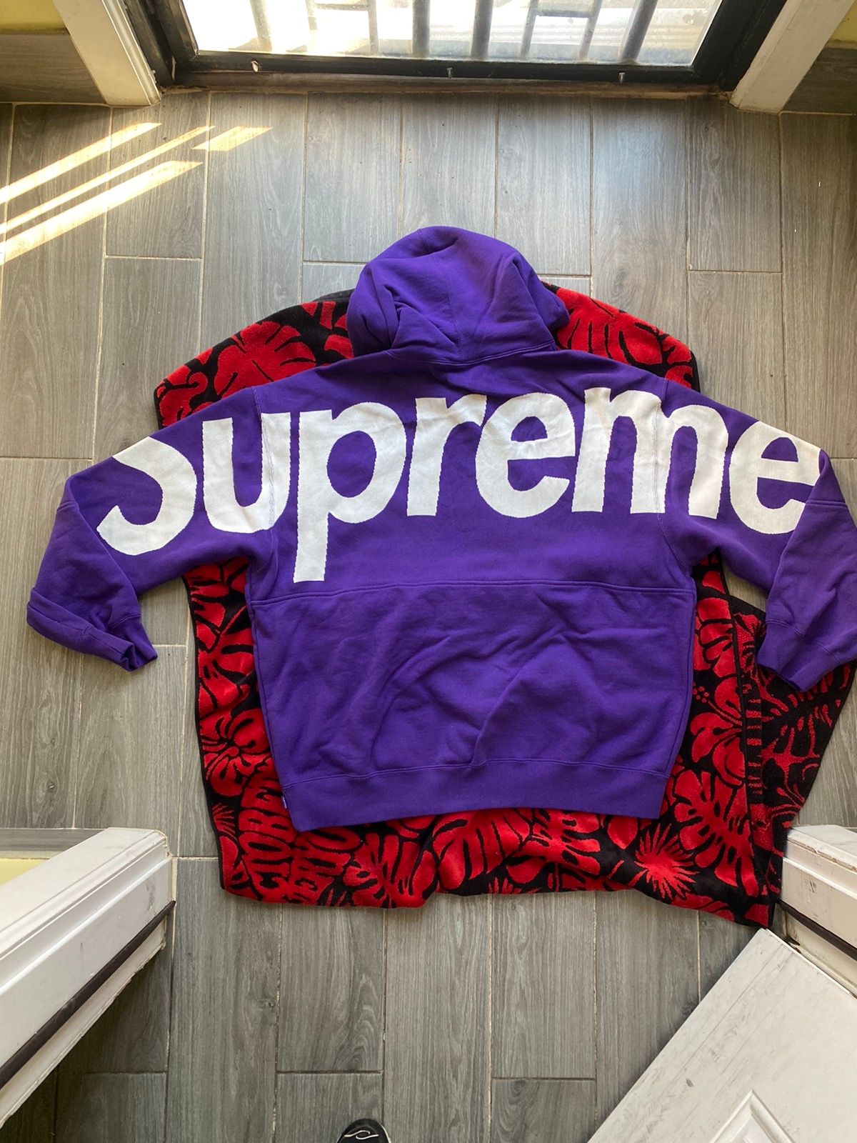 Supreme® Big Logo Jacquard Hooded Sweatsトップス