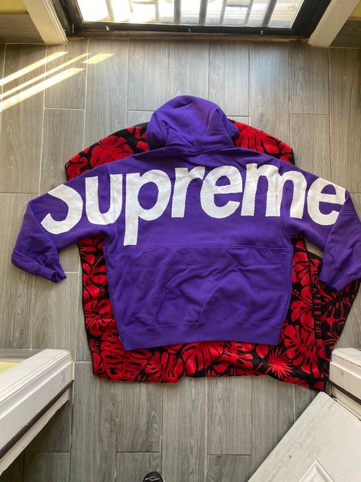 Supreme Supreme Big Logo Jacquard Hooded Sweatshirt XL In Hand
